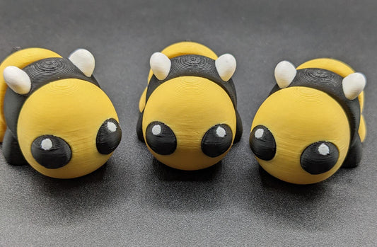 Bumble Bee Fidget Toy - Cute 3D Printed Stress Relief