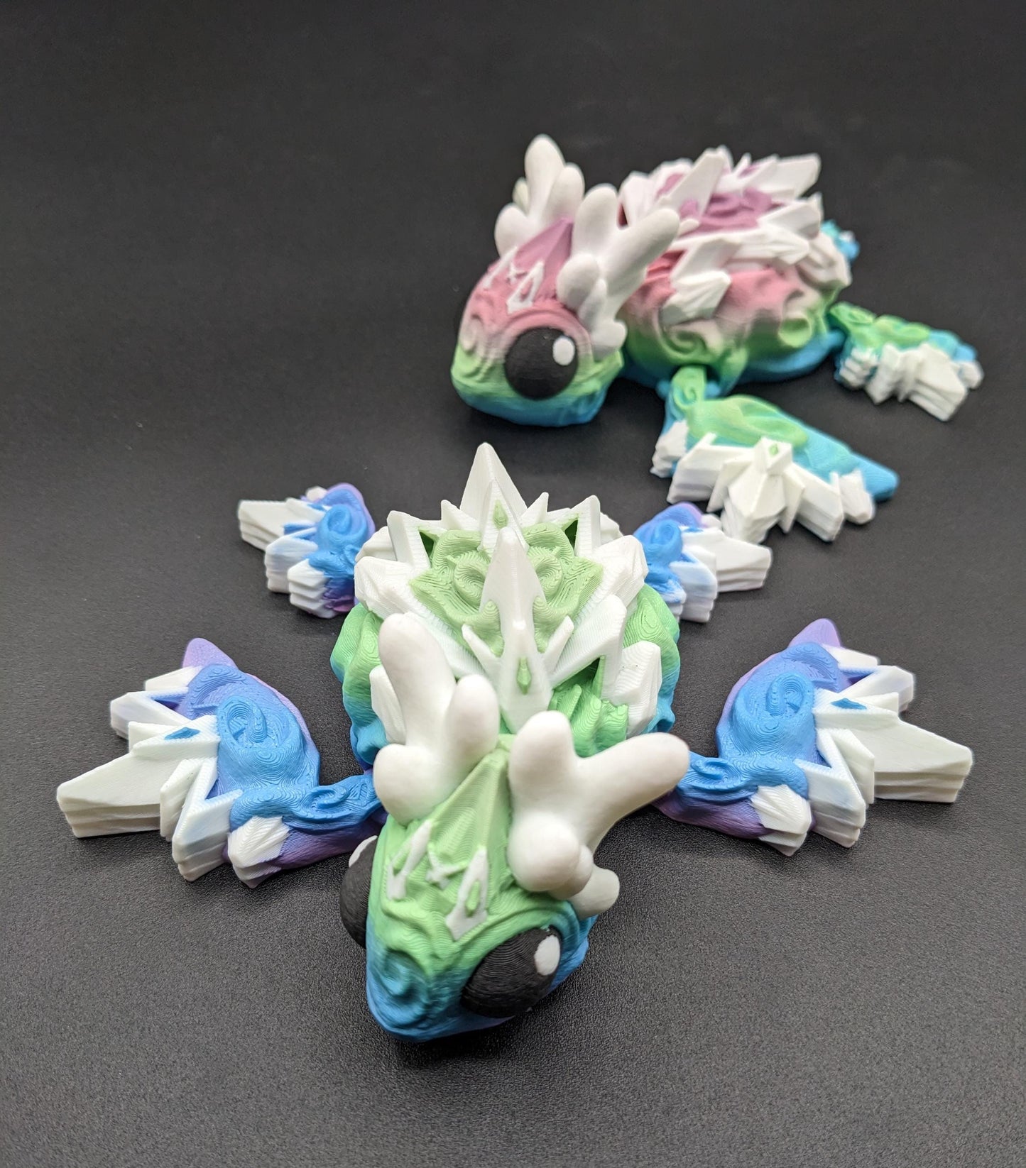 Enchanting 3D Printed Snowflake Turtle by Cinderwing! Christmas sea turtle. unique holiday gift Printed in multiple colors! No painting!