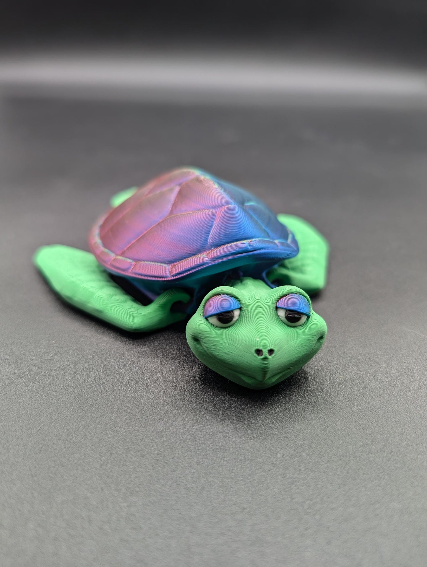 Turtle Articulated Sea Turtle Fidget Soothing Stress Relief Toy Fidget Desk Stress Toy Turtle Decoration.