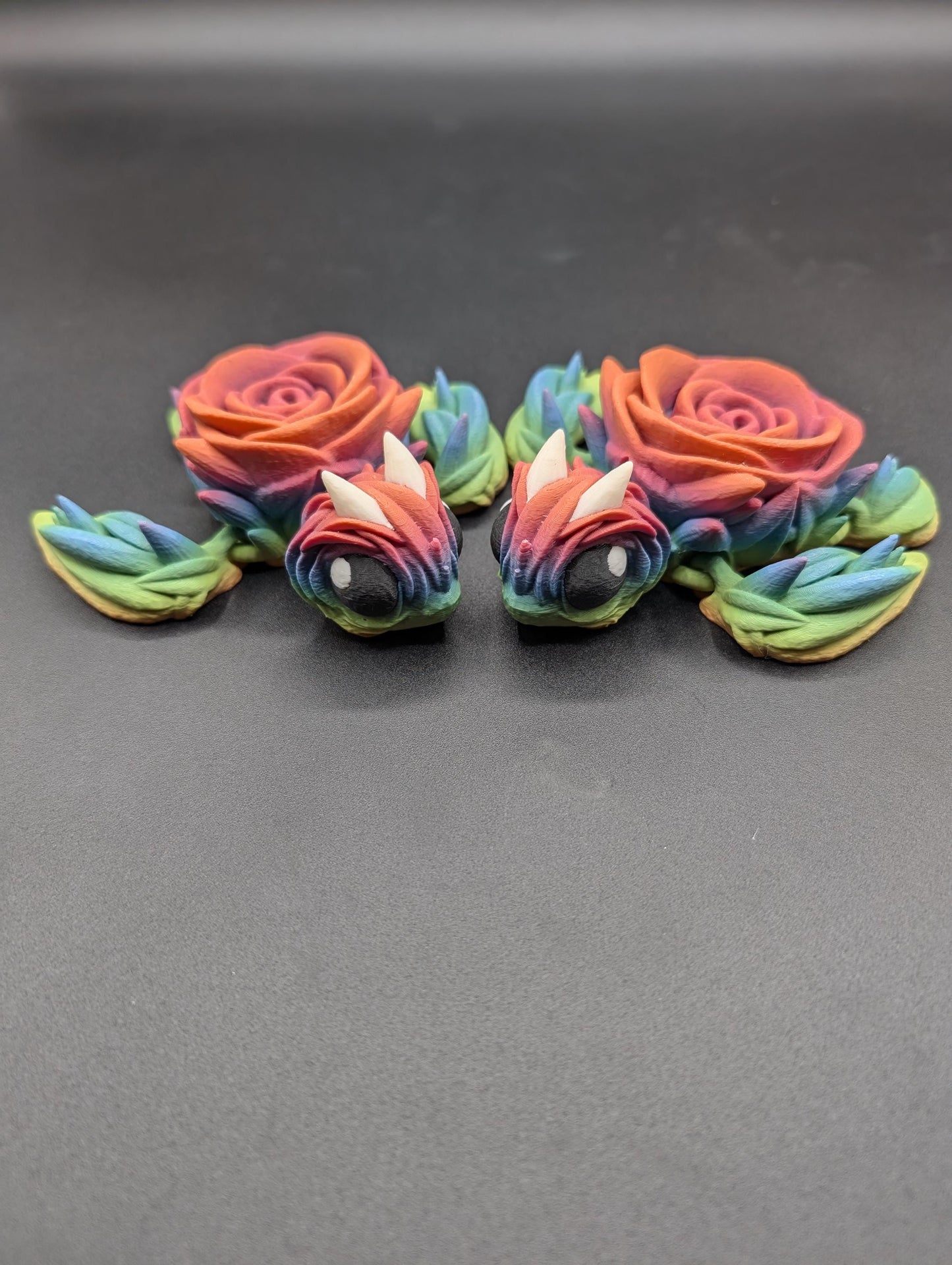 Turtle Unique 3D Printed Rose Turtle Sculpture Charming Home Decor Gift Idea