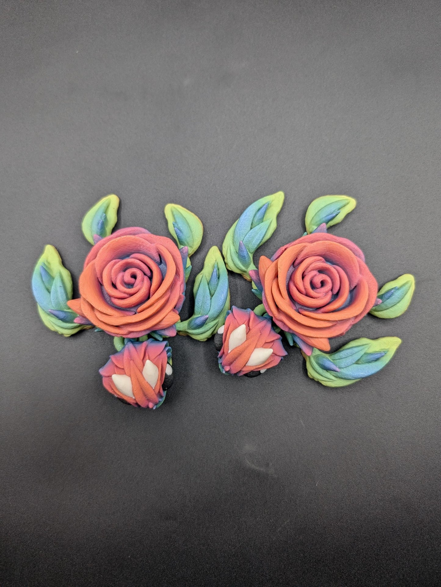 Turtle Unique 3D Printed Rose Turtle Sculpture Charming Home Decor Gift Idea