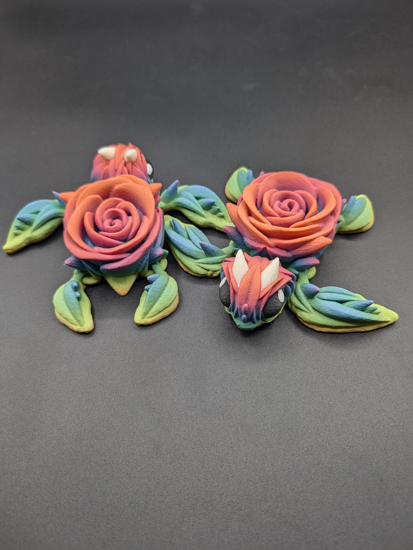 Turtle Unique 3D Printed Rose Turtle Sculpture Charming Home Decor Gift Idea