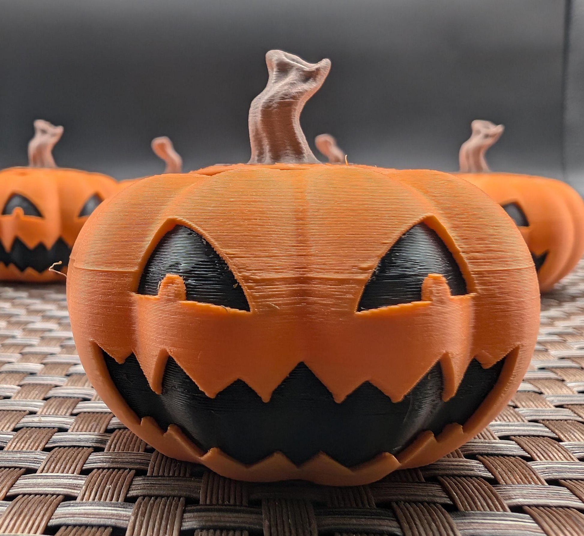 Introducing our Spooky Halloween Pumpkin Toy, a delightful blend of mischief & spooky fun. Perfect for Halloween enthusiasts & collectors, this pumpkin toy adds a playful touch to your seasonal decor. Top comes off to hide small items, even a spider!
