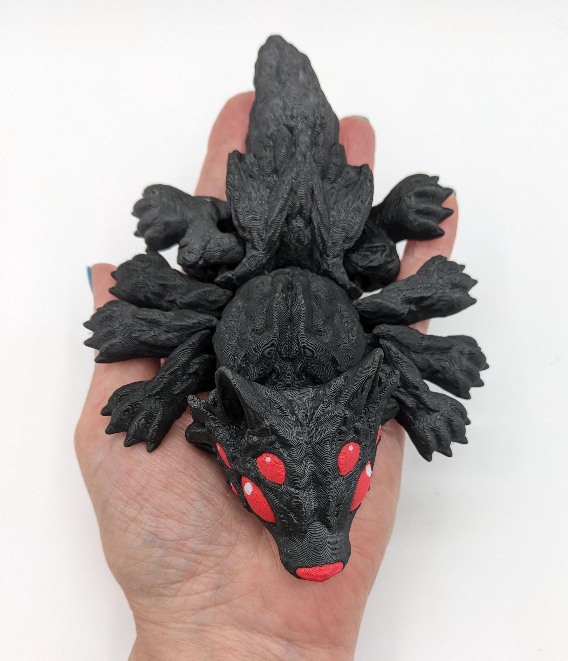 Our Large Articulated Wolf Spider features lifelike articulation, allowing you to pose it in various ways. Perfect for adding a creepy yet cool vibe to any room, this spider is a must-have for enthusiasts of all ages.
