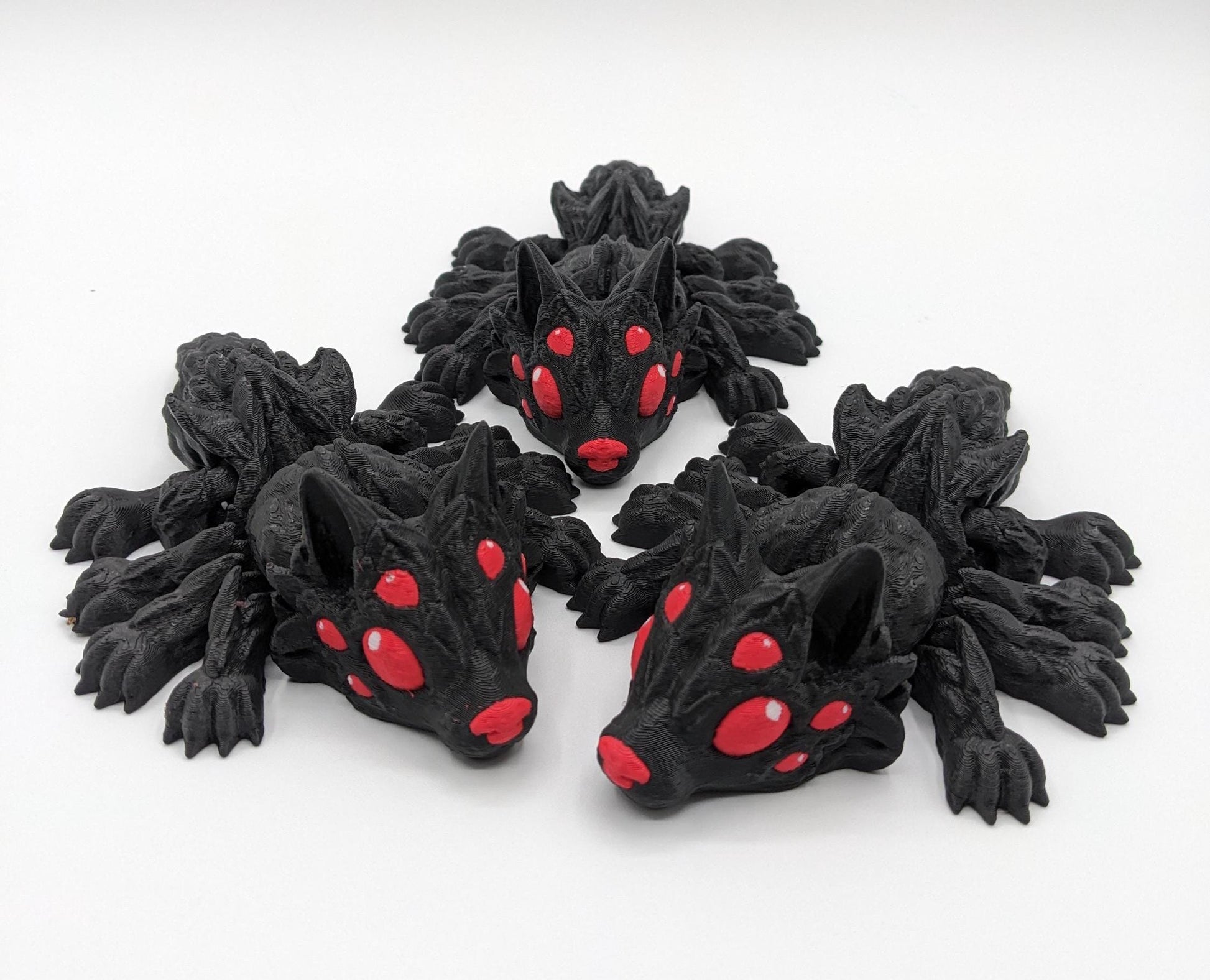 Our Large Articulated Wolf Spider features lifelike articulation, allowing you to pose it in various ways. Perfect for adding a creepy yet cool vibe to any room, this spider is a must-have for enthusiasts of all ages.