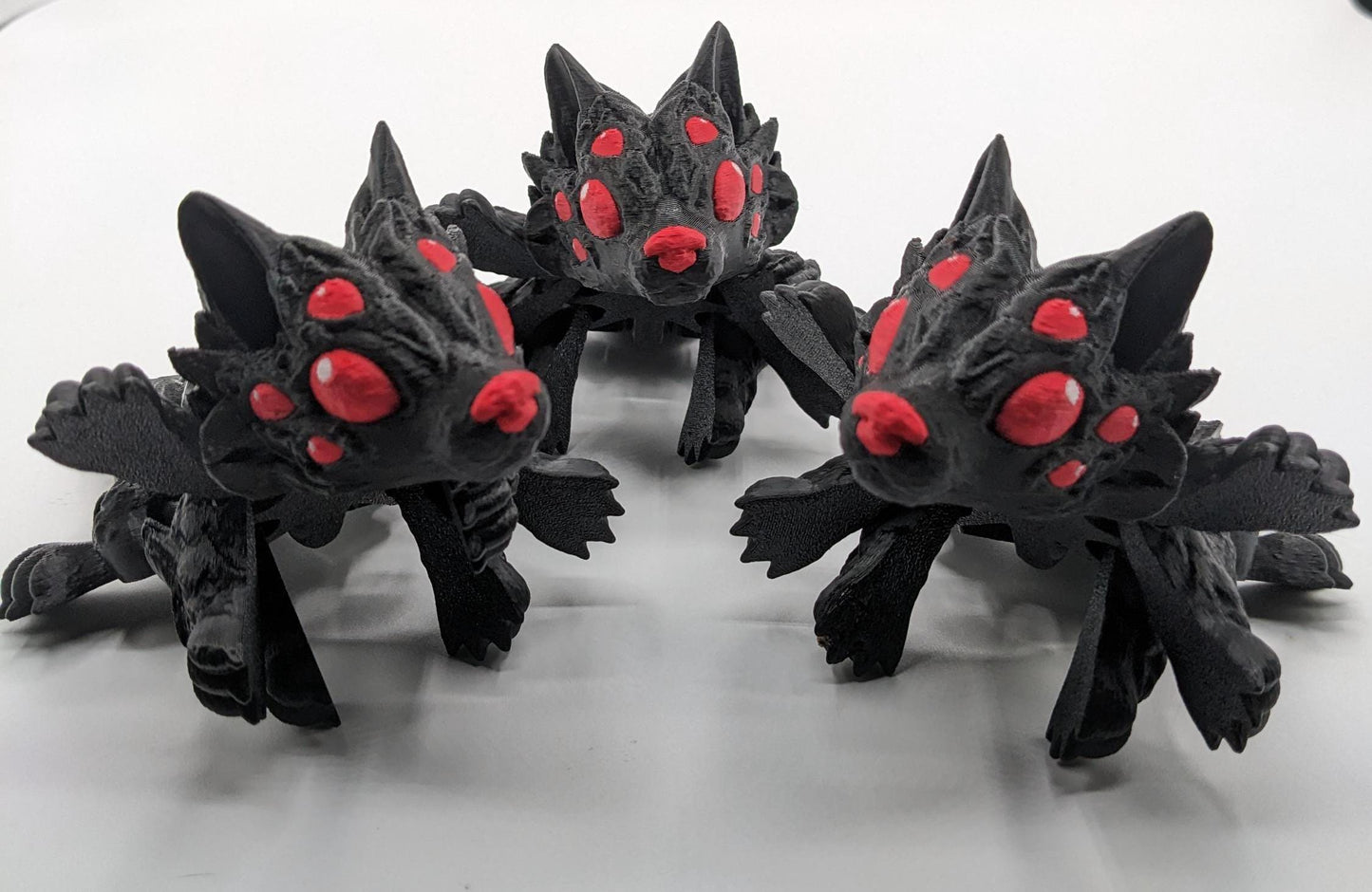 Our Large Articulated Wolf Spider features lifelike articulation, allowing you to pose it in various ways. Perfect for adding a creepy yet cool vibe to any room, this spider is a must-have for enthusiasts of all ages.