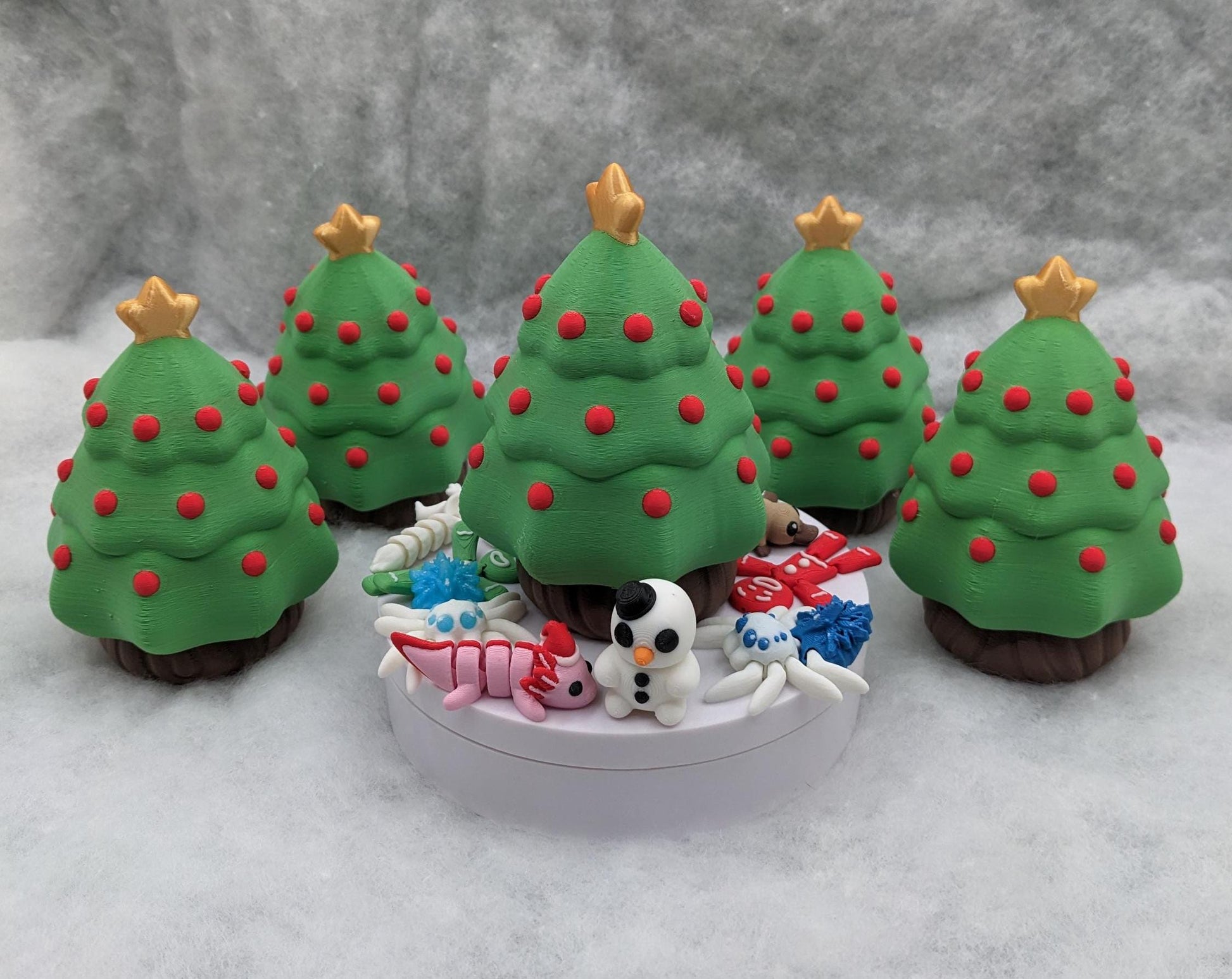 Unveil the magic of the holidays with our Christmas Tree with Secret Compartment featuring 10 adorable mini animals. This enchanting tree is perfect for adding a playful and mysterious touch to your festive decor.