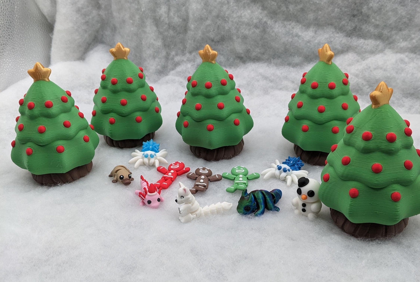 Unveil the magic of the holidays with our Christmas Tree with Secret Compartment featuring 10 adorable mini animals. This enchanting tree is perfect for adding a playful and mysterious touch to your festive decor.