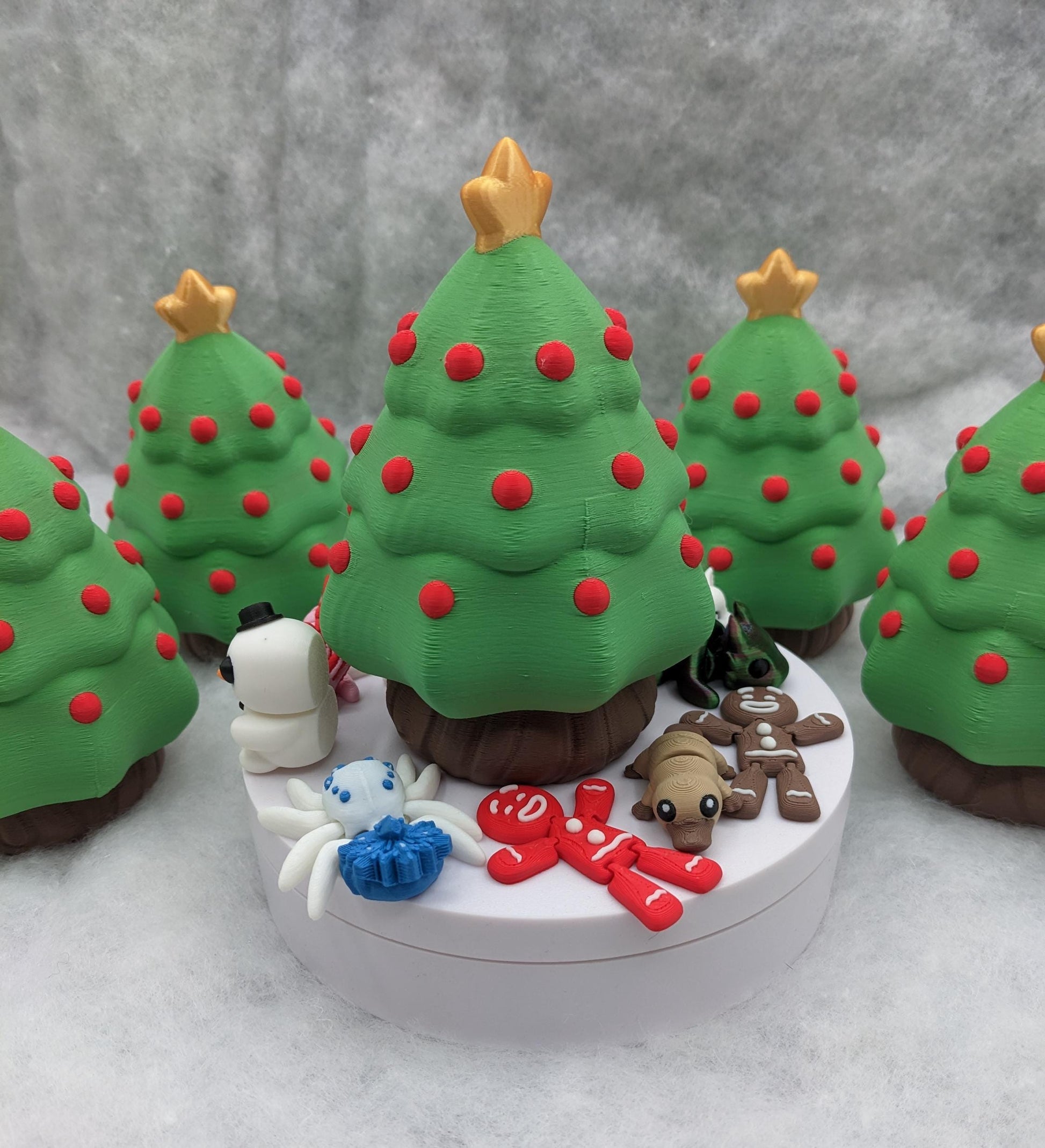 Unveil the magic of the holidays with our Christmas Tree with Secret Compartment featuring 10 adorable mini animals. This enchanting tree is perfect for adding a playful and mysterious touch to your festive decor.