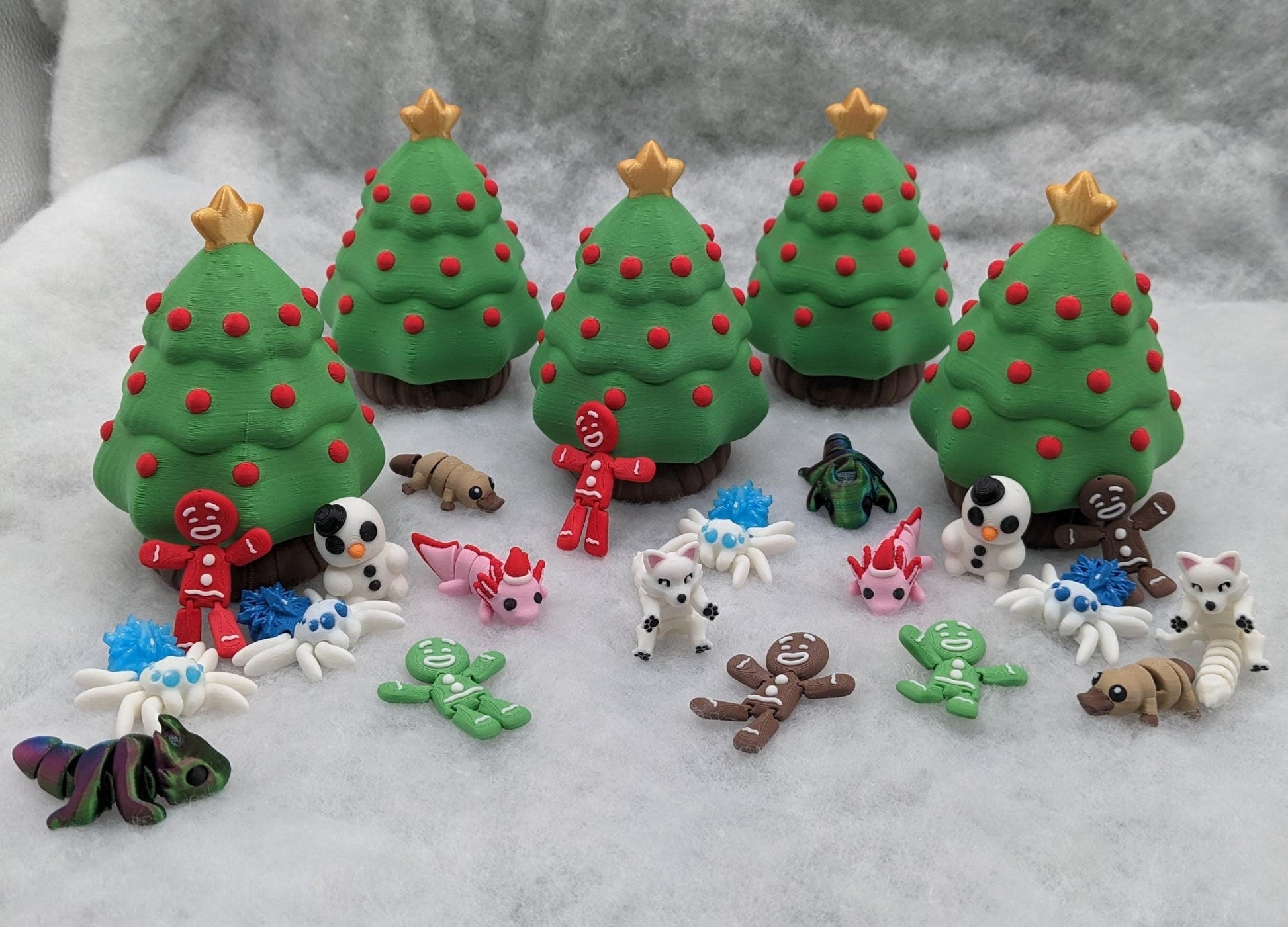 Unveil the magic of the holidays with our Christmas Tree with Secret Compartment featuring 10 adorable mini animals. This enchanting tree is perfect for adding a playful and mysterious touch to your festive decor.