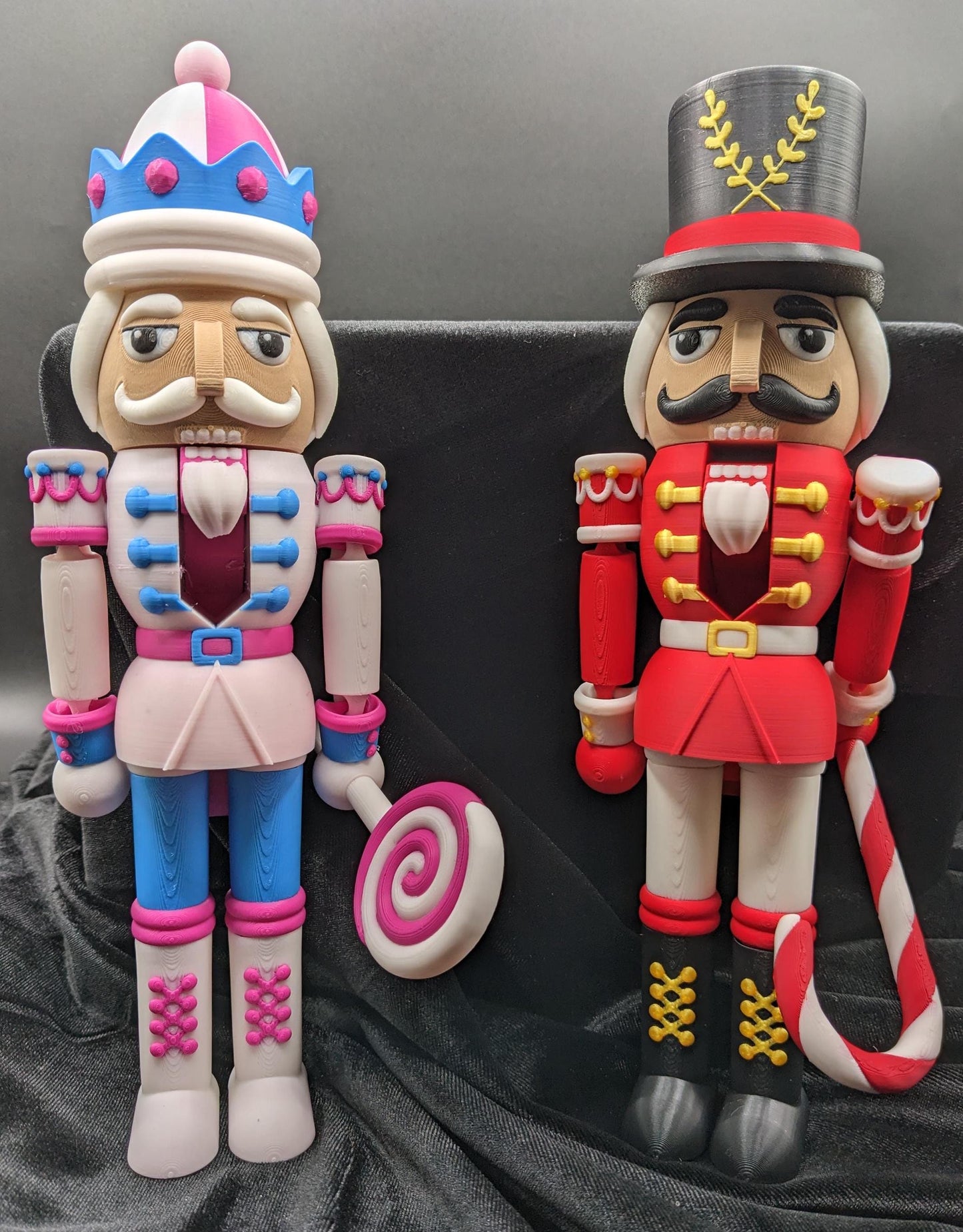 Celebrate the season with our Distinguished Articulated Christmas Nutcracker. Our handsome nutcrackers  can be posed to enhance its regal presence. Perfect for mantels, shelves, or as a centerpiece, a timeless addition to your holiday collection.