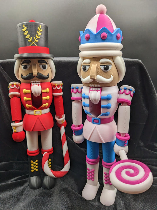 Celebrate the season with our Distinguished Articulated Christmas Nutcracker. Our handsome nutcrackers  can be posed to enhance its regal presence. Perfect for mantels, shelves, or as a centerpiece, a timeless addition to your holiday collection.