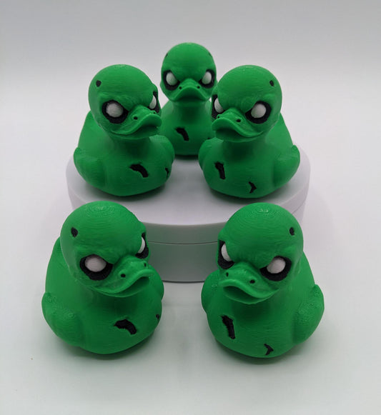 Our unique zombie duck features a sinister grin, and a fun, menacing look that’s sure to turn heads.