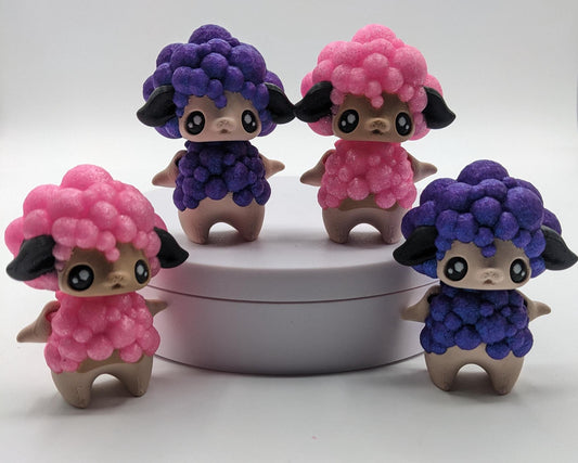 Our delightful pixie sheep  is articulated  making it perfect for fidgeting, stress relief, or as a playful desk companion. With its whimsical pixie-inspired design and customizable colors, this sheep is an enchanting addition to any collection.