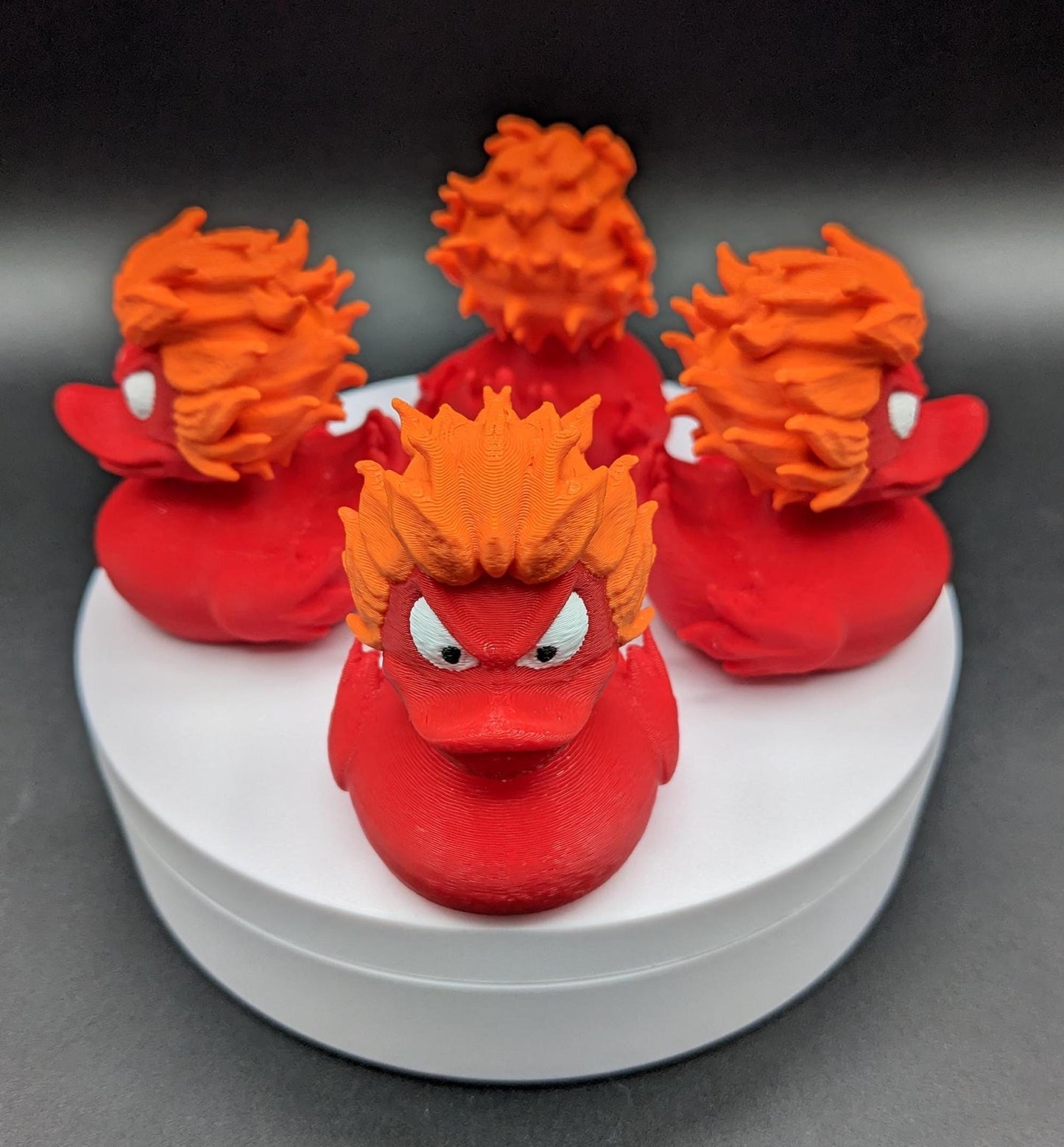 Our fiery duck combines a fierce design with playful charm, making it the perfect gift for the Jeep duck collectors, fidget toy enthusiasts, or anyone looking to add a spark to their decor. With its vibrant fiery colors and detailed craftsmanship, this duck is a true standout.