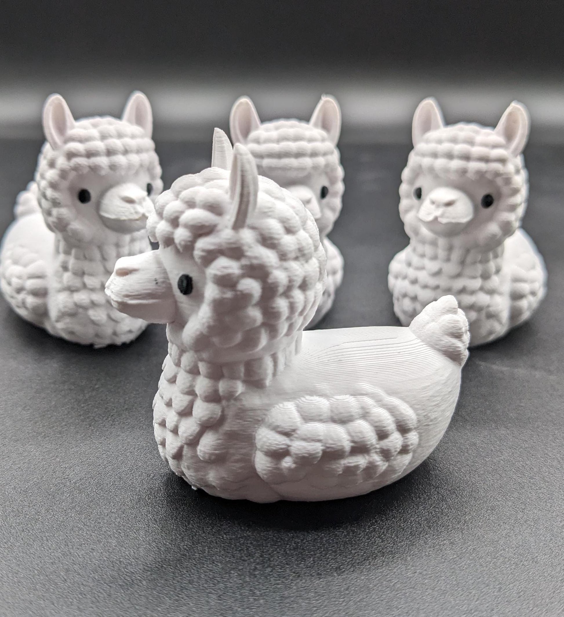 Say hello to the Friendly Llama Duck, the perfect blend of cuteness and creativity! Our adorable 3D-printed toy combines the playful charm of a duck with the lovable personality of a llama. Whether you’re a fan of llamas, ducks, Jeep owner, or simply love quirky & unique gifts, this cute llama duck will brighten your day.