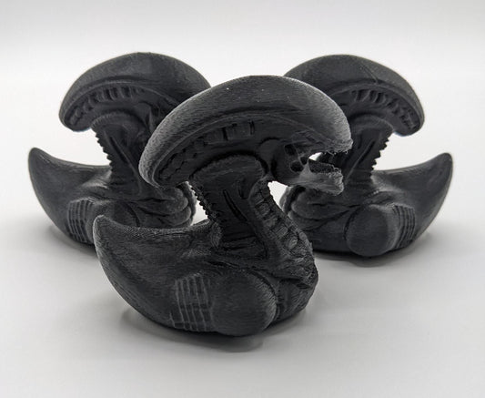 Step into the world of sci-fi and whimsy with the Alien Xenomorph Duck! This one-of-a-kind 3D-printed creation combines the eerie, iconic design of an alien xenomorph with the playful charm of a duck. Perfect for fans of alien creatures, sci-fi enthusiasts, Jeep duck collectors, or anyone who loves quirky collectibles, this hybrid figurine is sure to stand out in any collection.