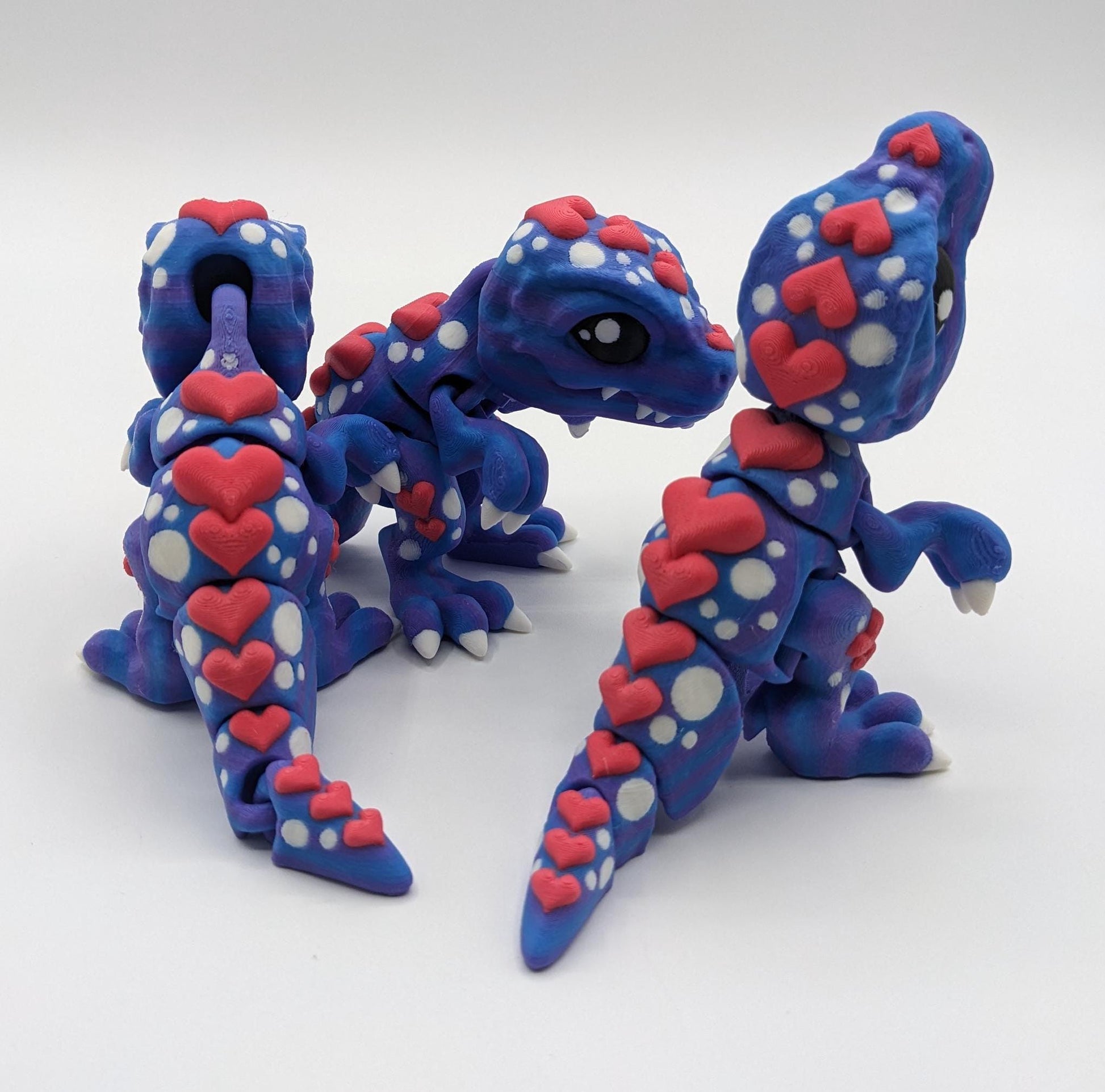 Surprise your loved ones with the Sweet Valentine’s Articulated Tiny Heart T-Rex—a delightful 3D-printed fidget toy that combines the charm of dinosaurs with the love-filled theme of Valentine’s Day!