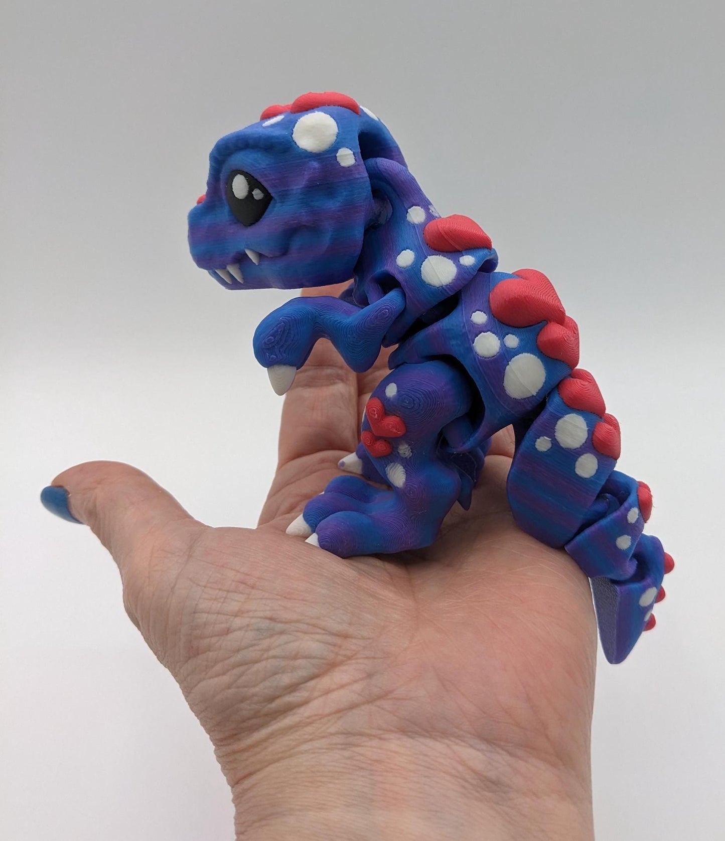 Surprise your loved ones with the Sweet Valentine’s Articulated Tiny Heart T-Rex—a delightful 3D-printed fidget toy that combines the charm of dinosaurs with the love-filled theme of Valentine’s Day!