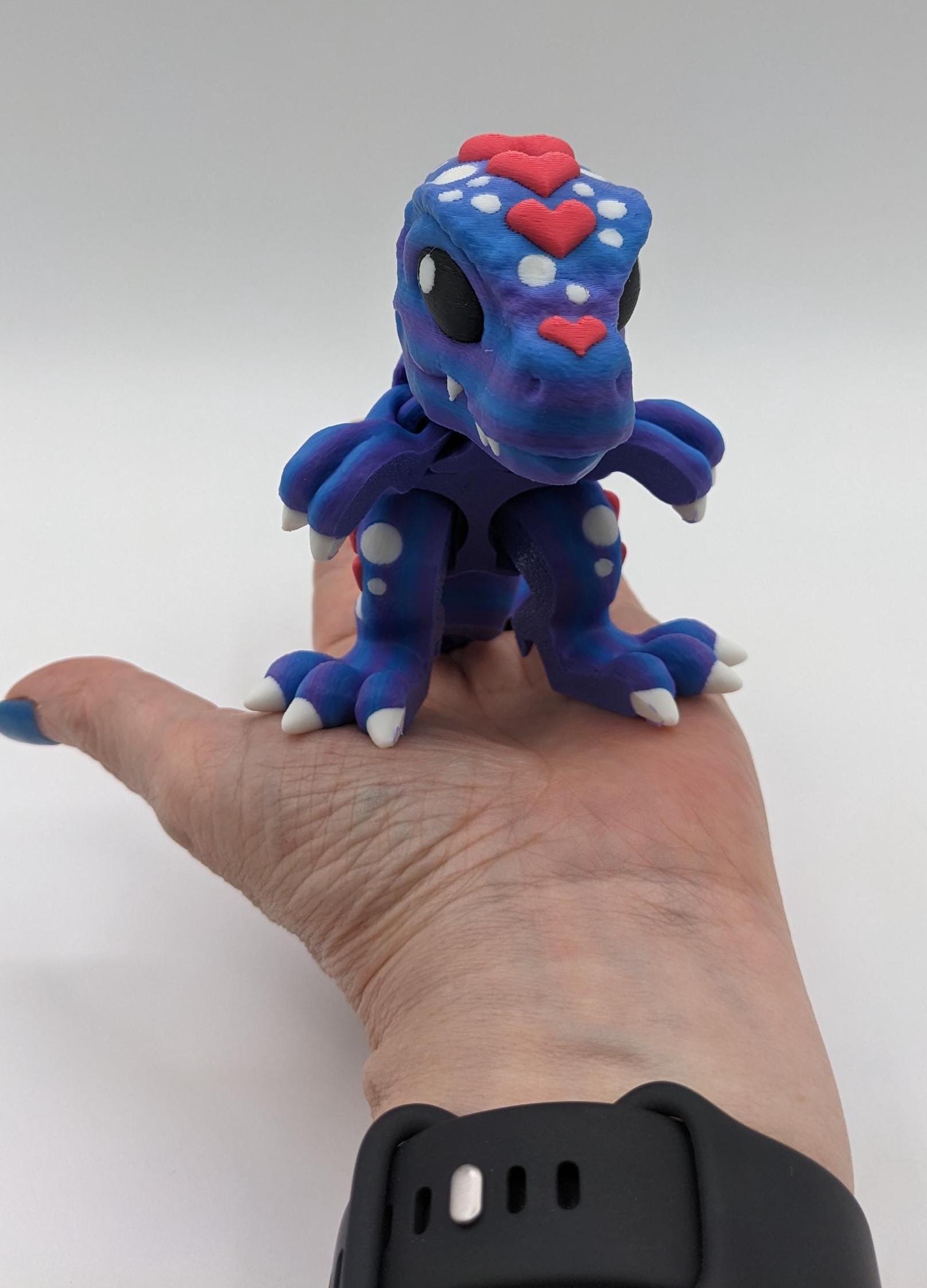 Surprise your loved ones with the Sweet Valentine’s Articulated Tiny Heart T-Rex—a delightful 3D-printed fidget toy that combines the charm of dinosaurs with the love-filled theme of Valentine’s Day!