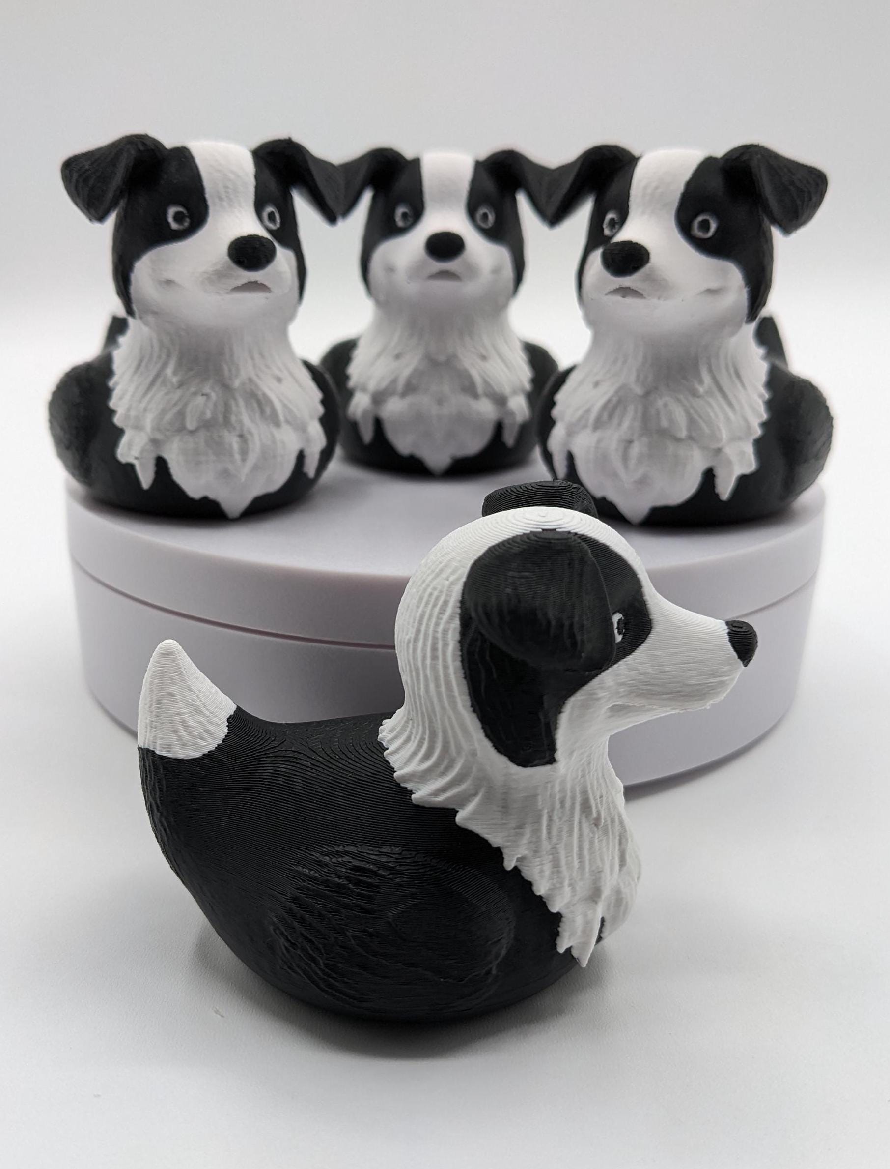 Bring some whimsy and joy into your life with The Fabulous Border Collie Duck! Whether you’re treating yourself or surprising someone special, this adorable hybrid figurine is guaranteed to bring smiles, spark conversations, and stand out in any duck collection. Compact, durable, and eco-friendly, it’s the perfect addition to your Jeep duck collection or a thoughtful gift for dog lovers.