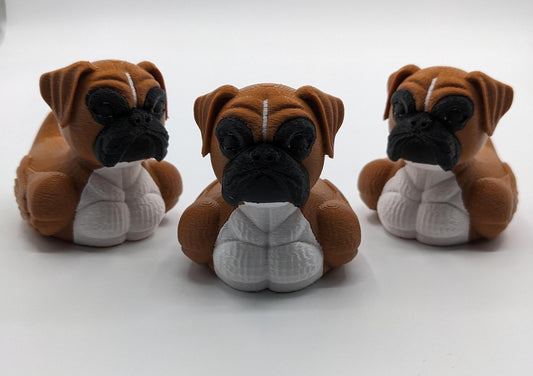 Meet The Magnificent Boxer Duck, a creative and charming 3D-printed hybrid that combines the strong, playful personality of a Boxer dog with the whimsical charm of a duck! This one-of-a-kind figurine is perfect for Boxer lovers, dog enthusiasts, Jeep duck collectors, or anyone who enjoys quirky and imaginative decor. Whether displayed on a shelf, a Jeep dash, added to your collection, or given as a thoughtful gift, this Boxer Duck is guaranteed to bring smiles and brighten up any room.