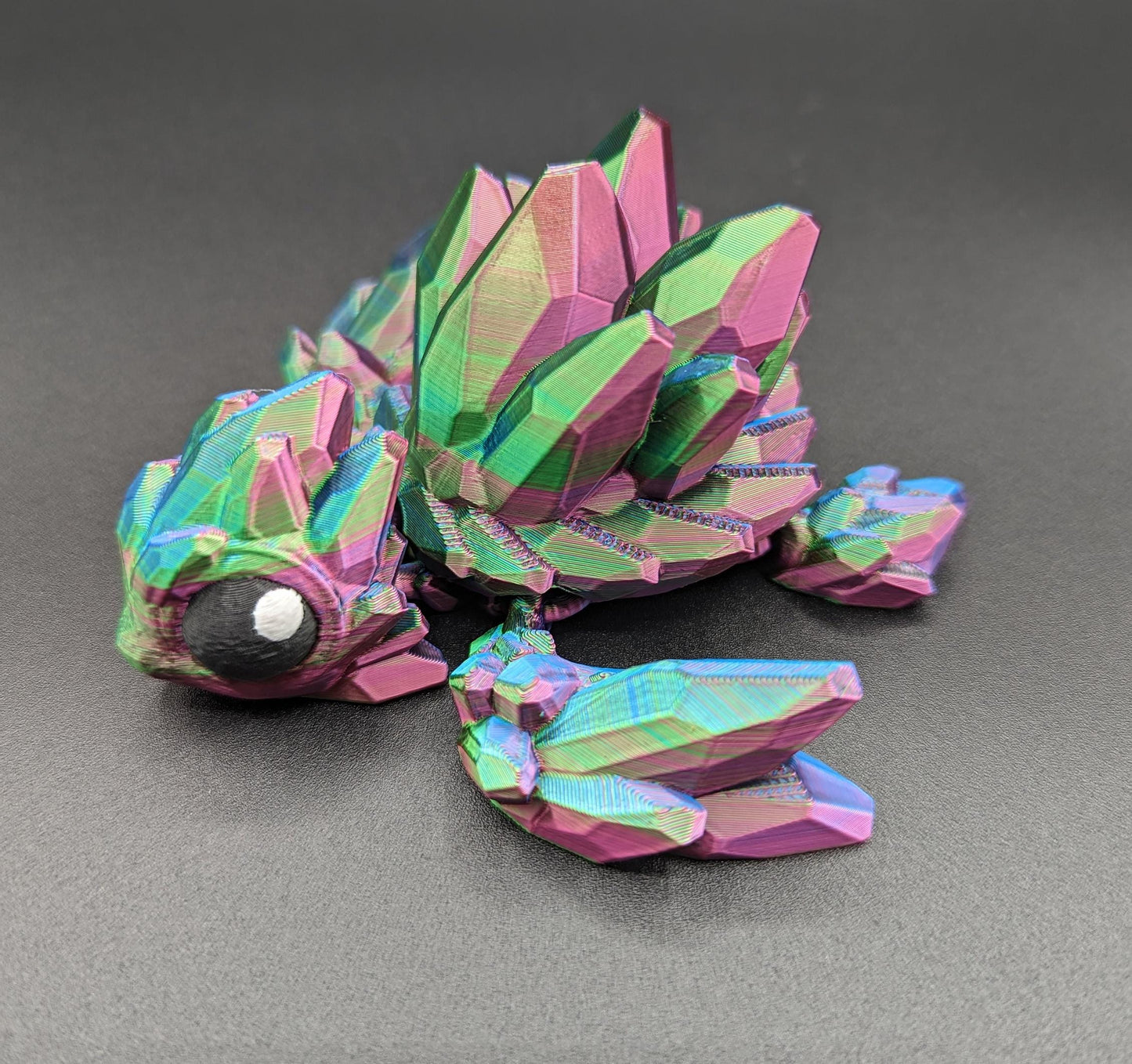 Welcome to our enchanting world of 3D Printed Gemstone Turtles! Elevate your home decor with this exquisite handcrafted sculpture that seamlessly blends artistry with nature's beauty. Our unique turtle design captures the essence of tranquility, making it a perfect addition to any space.