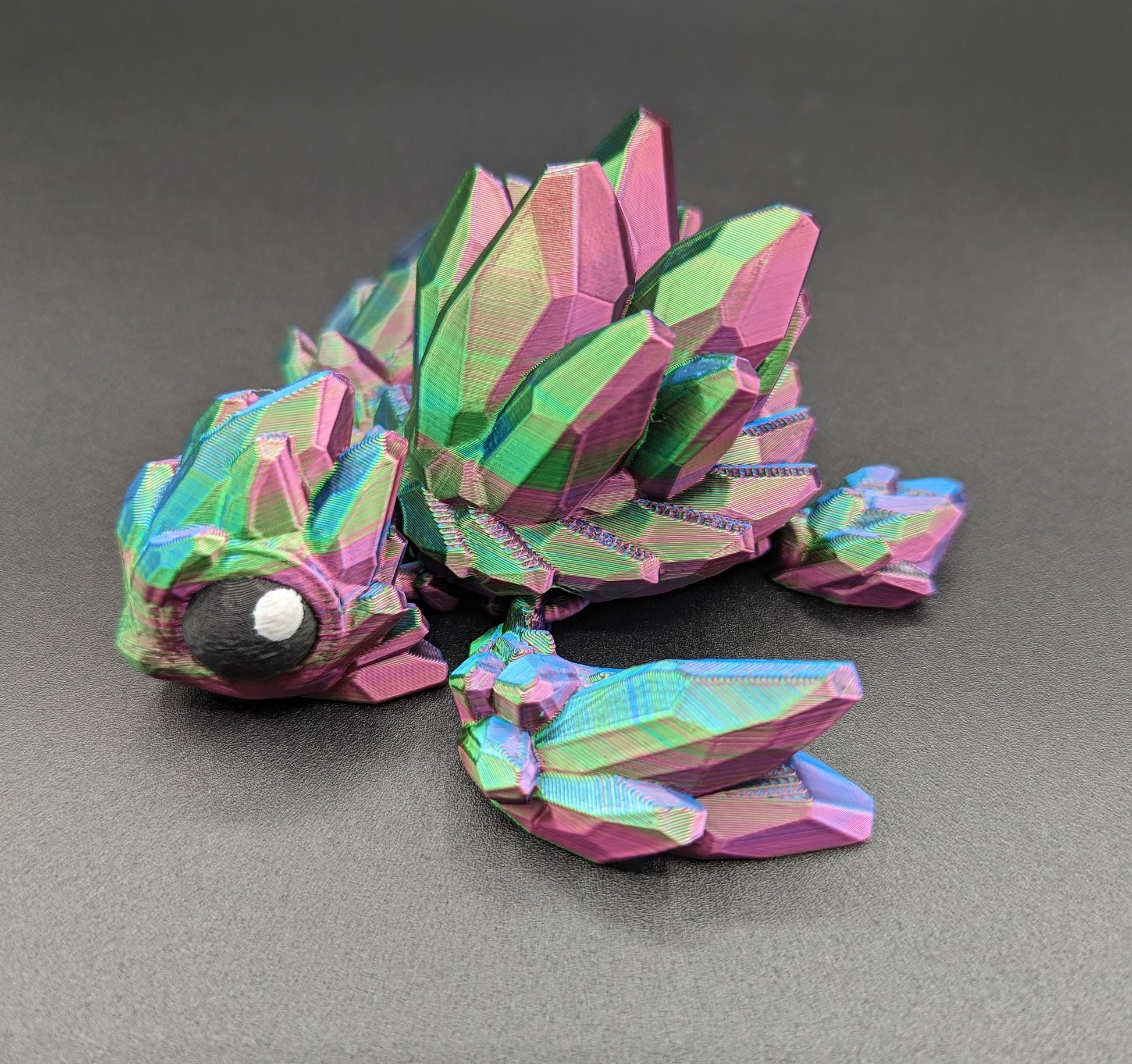 Welcome to our enchanting world of 3D Printed Gemstone Turtles! Elevate your home decor with this exquisite handcrafted sculpture that seamlessly blends artistry with nature's beauty. Our unique turtle design captures the essence of tranquility, making it a perfect addition to any space.