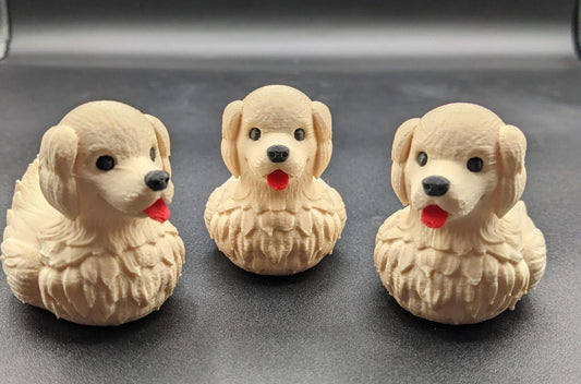 Combine the charm of a Labrador Retriever with the whimsy of a rubber duck, and you get this adorable Labrador Retriever Dog Duck! Perfect for dog lovers, duck collectors, Jeep duck collectors, or anyone who appreciates fun and unique decor, this 3D-printed hybrid is sure to bring smiles. Whether you’re looking for a playful gift, a cute collectible, or a quirky addition to your shelf, this Labrador Duck is a must-have!