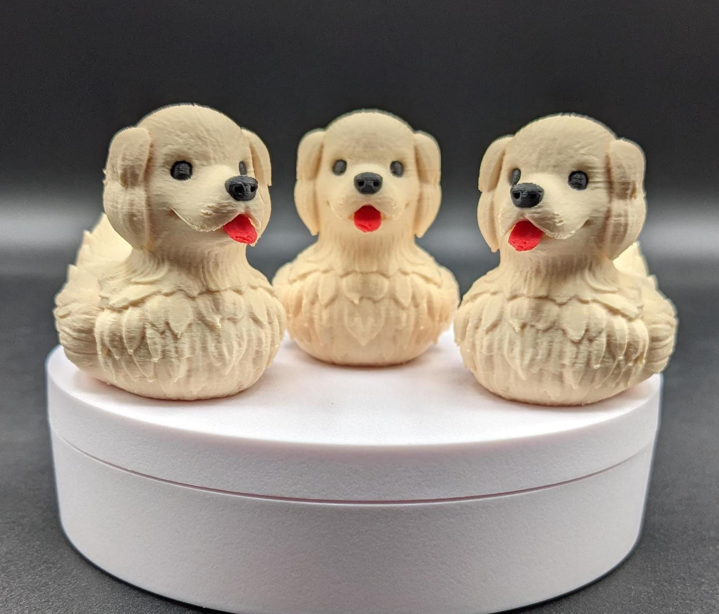 Combine the charm of a Labrador Retriever with the whimsy of a rubber duck, and you get this adorable Labrador Retriever Dog Duck! Perfect for dog lovers, duck collectors, Jeep duck collectors, or anyone who appreciates fun and unique decor, this 3D-printed hybrid is sure to bring smiles. Whether youâre looking for a playful gift, a cute collectible, or a quirky addition to your shelf, this Labrador Duck is a must-have!