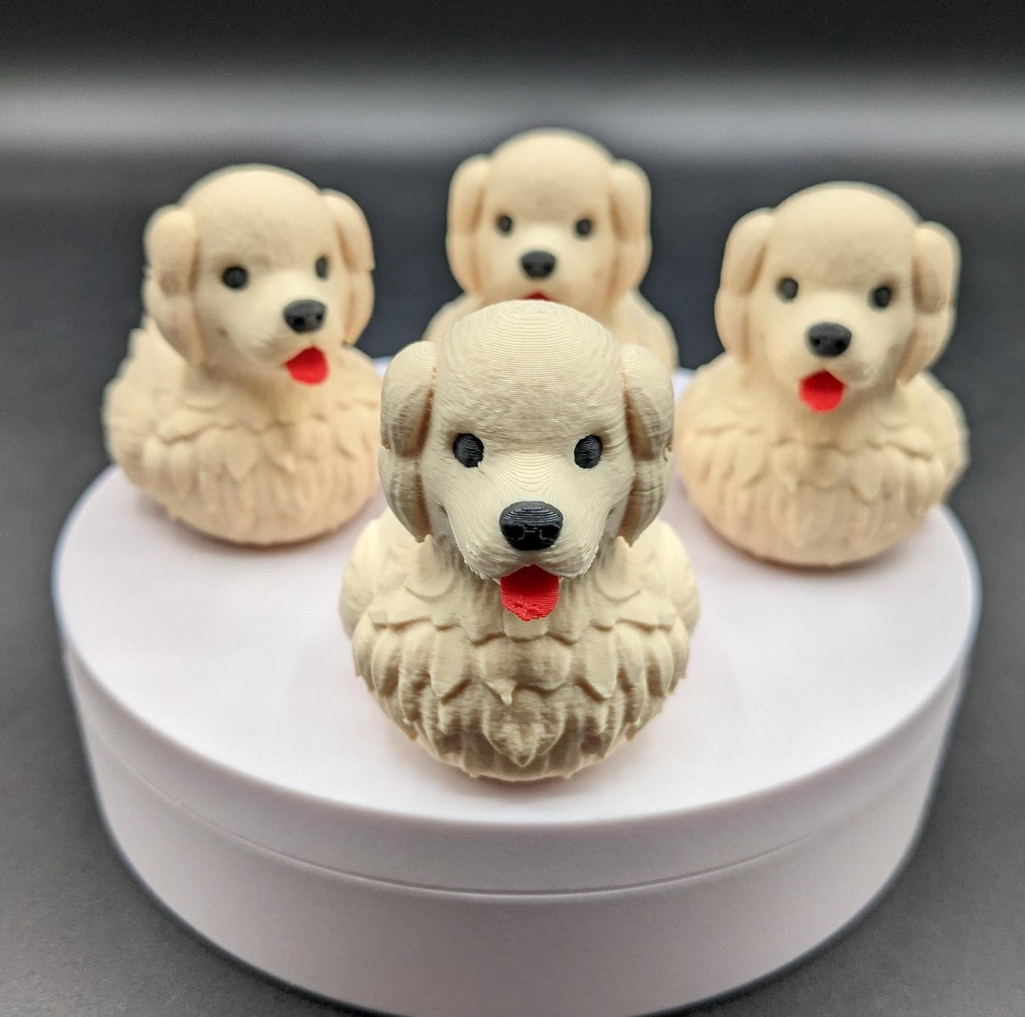 Combine the charm of a Labrador Retriever with the whimsy of a rubber duck, and you get this adorable Labrador Retriever Dog Duck! Perfect for dog lovers, duck collectors, Jeep duck collectors, or anyone who appreciates fun and unique decor, this 3D-printed hybrid is sure to bring smiles. Whether youâre looking for a playful gift, a cute collectible, or a quirky addition to your shelf, this Labrador Duck is a must-have!
