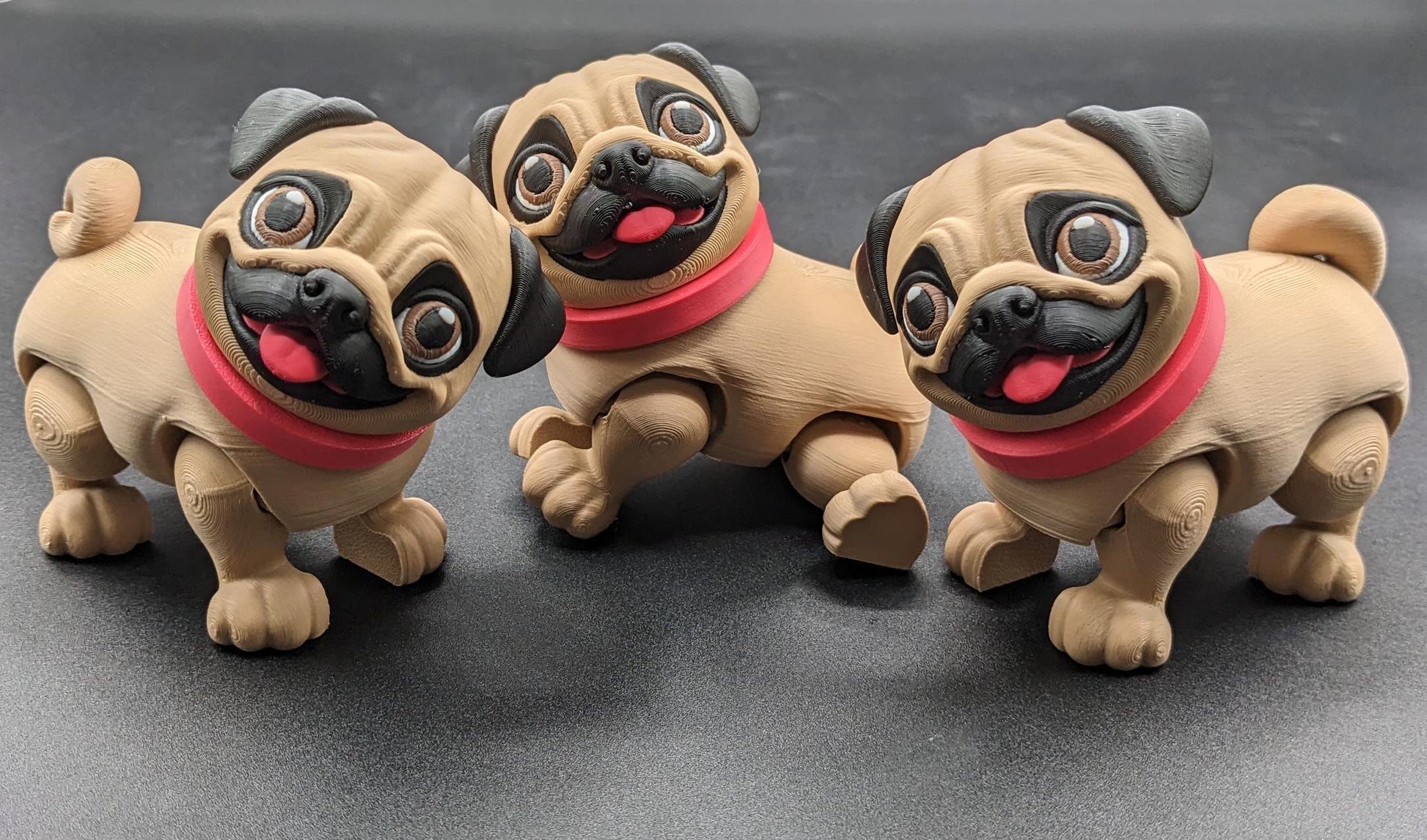 Introducing the Precious Articulated Pug Puppy, the cutest 3D-printed fidget toy that’s perfect for dog lovers, collectors, or anyone who adores playful and unique creations! This fully poseable pug puppy features an articulated body, allowing its little legs to move and wiggle, making it not only a fun fidget toy but also an adorable companion for your desk, shelf, or any space that needs a touch of charm.