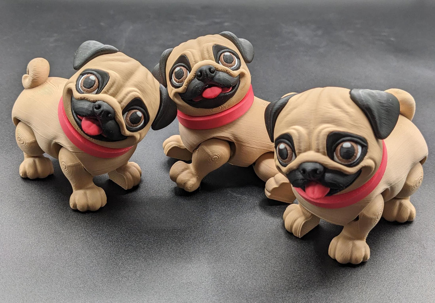 Introducing the Precious Articulated Pug Puppy, the cutest 3D-printed fidget toy that’s perfect for dog lovers, collectors, or anyone who adores playful and unique creations! This fully poseable pug puppy features an articulated body, allowing its little legs to move and wiggle, making it not only a fun fidget toy but also an adorable companion for your desk, shelf, or any space that needs a touch of charm.