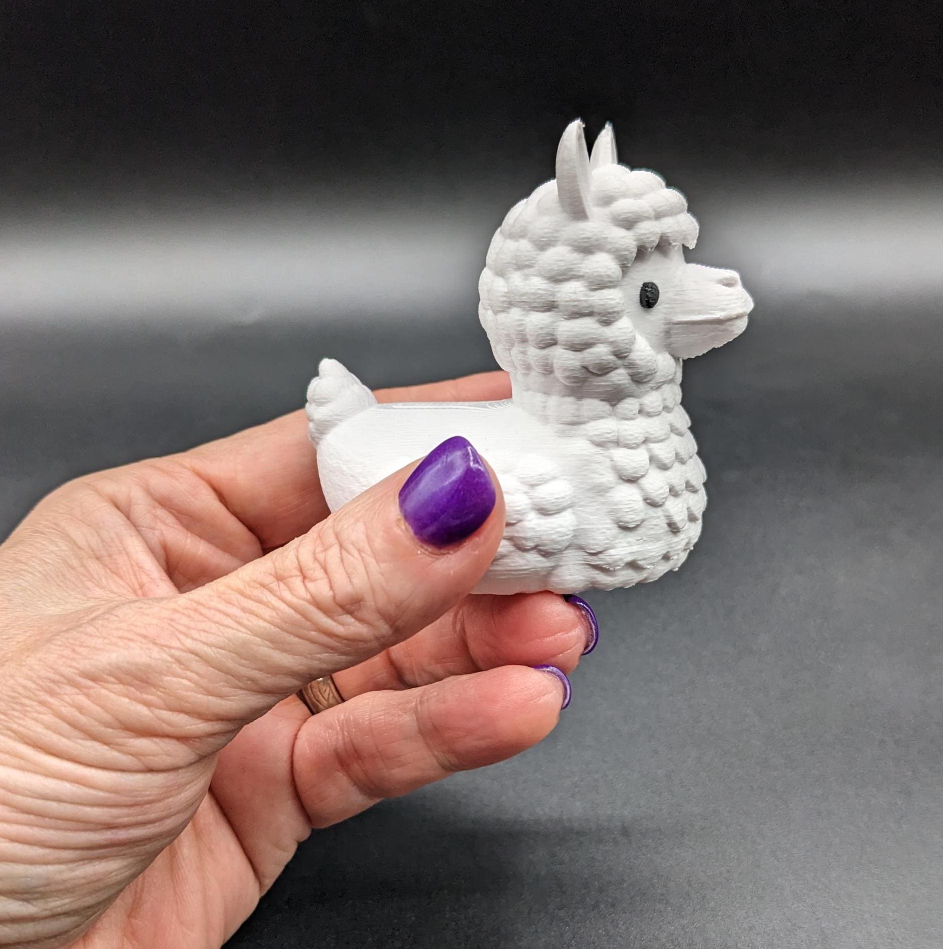 Say hello to the Friendly Llama Duck, the perfect blend of cuteness and creativity! Our adorable 3D-printed toy combines the playful charm of a duck with the lovable personality of a llama. Whether you’re a fan of llamas, ducks, Jeep owner, or simply love quirky & unique gifts, this cute llama duck will brighten your day.