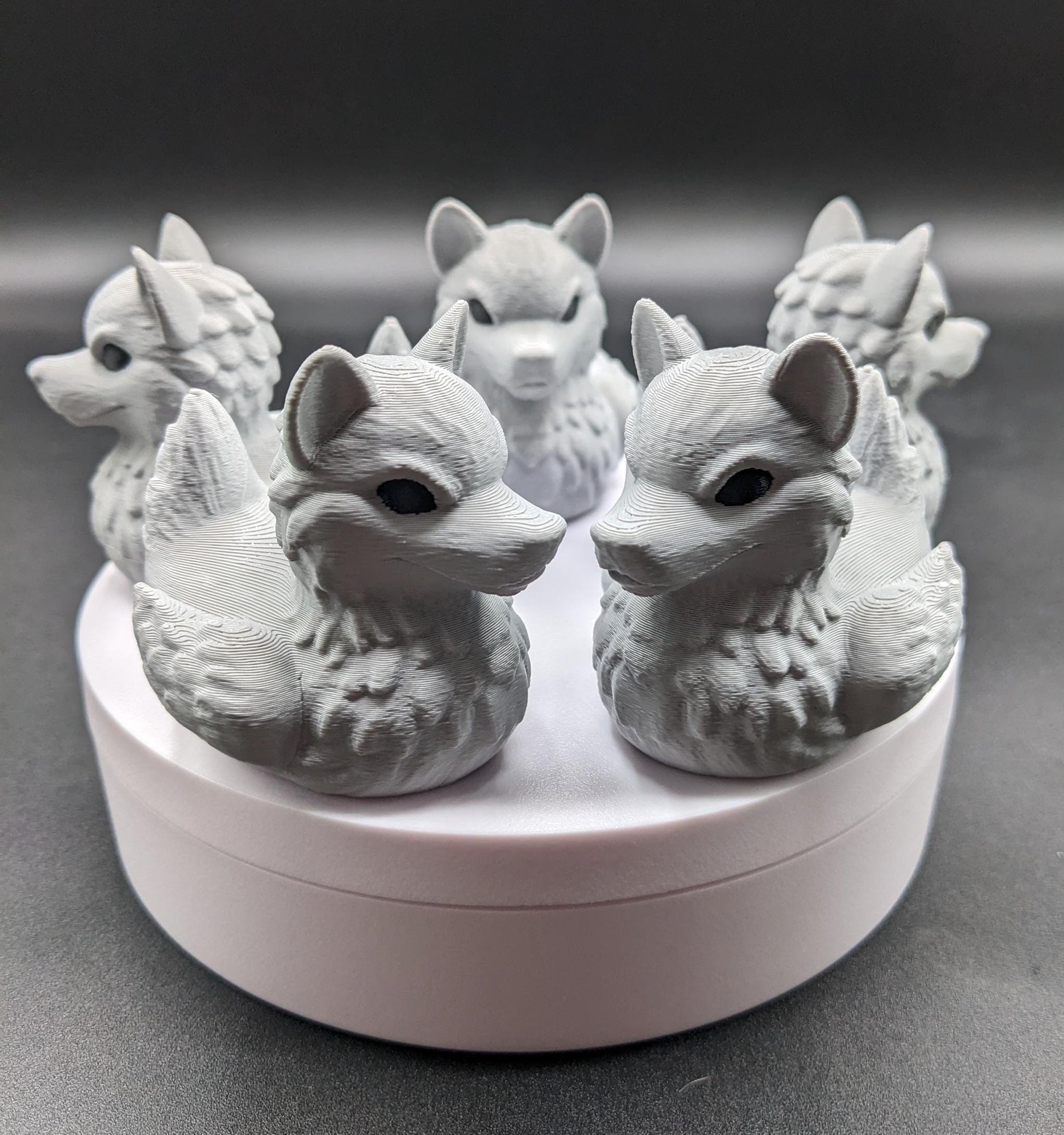 Meet our newest member of our duck family, the Gray Wolf Duck! Whether you’re a fan of wolves, ducks, Jeep Duck Collector, or quirky decor, this hybrid figurine is the ultimate conversation starter. Designed with intricate details makes this loyal and unique creation makes the perfect gift for animal lovers, Jeep duck collectors, or anyone who appreciates imaginative designs.