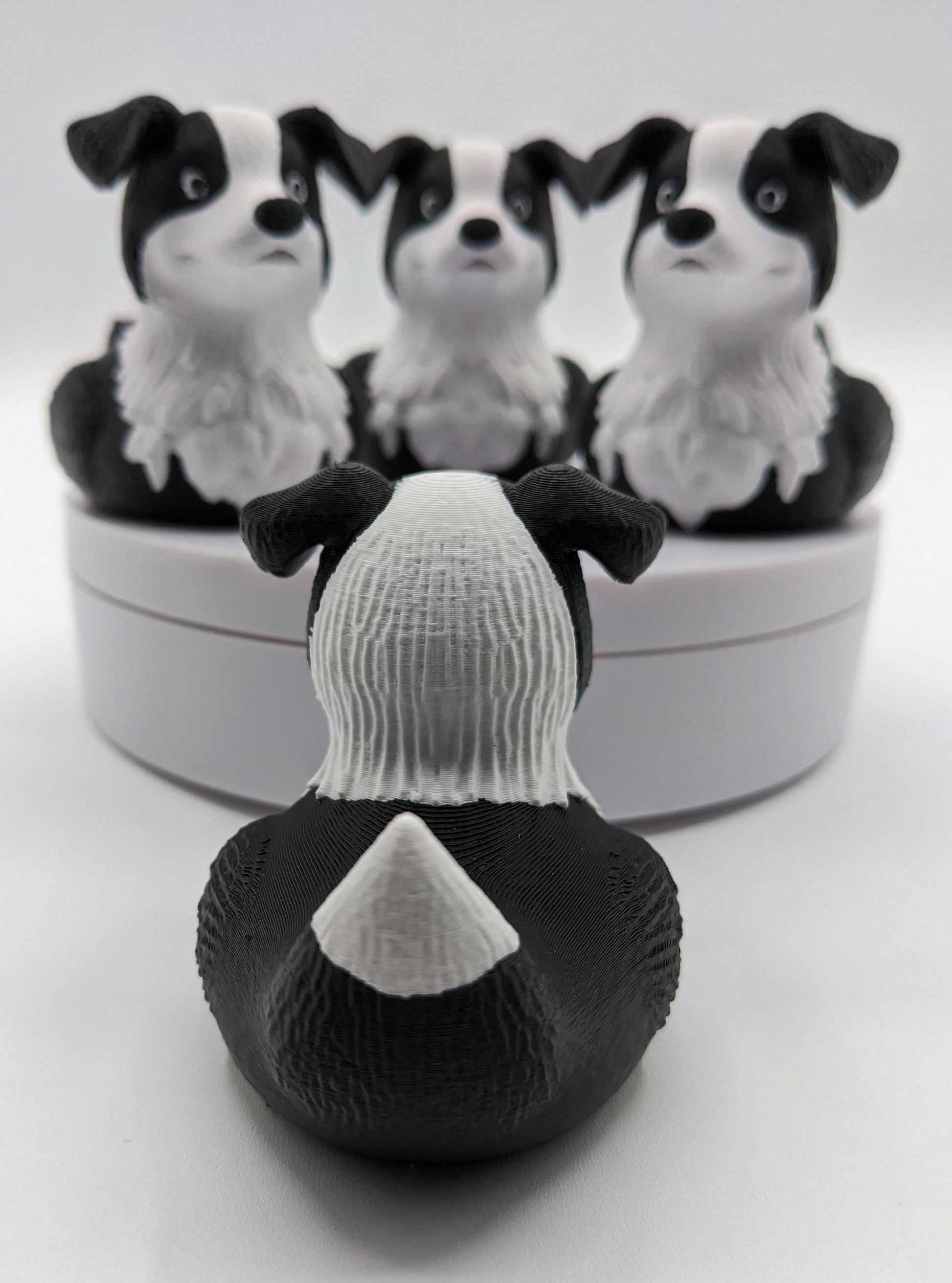 Bring some whimsy and joy into your life with The Fabulous Border Collie Duck! Whether you’re treating yourself or surprising someone special, this adorable hybrid figurine is guaranteed to bring smiles, spark conversations, and stand out in any duck collection. Compact, durable, and eco-friendly, it’s the perfect addition to your Jeep duck collection or a thoughtful gift for dog lovers.