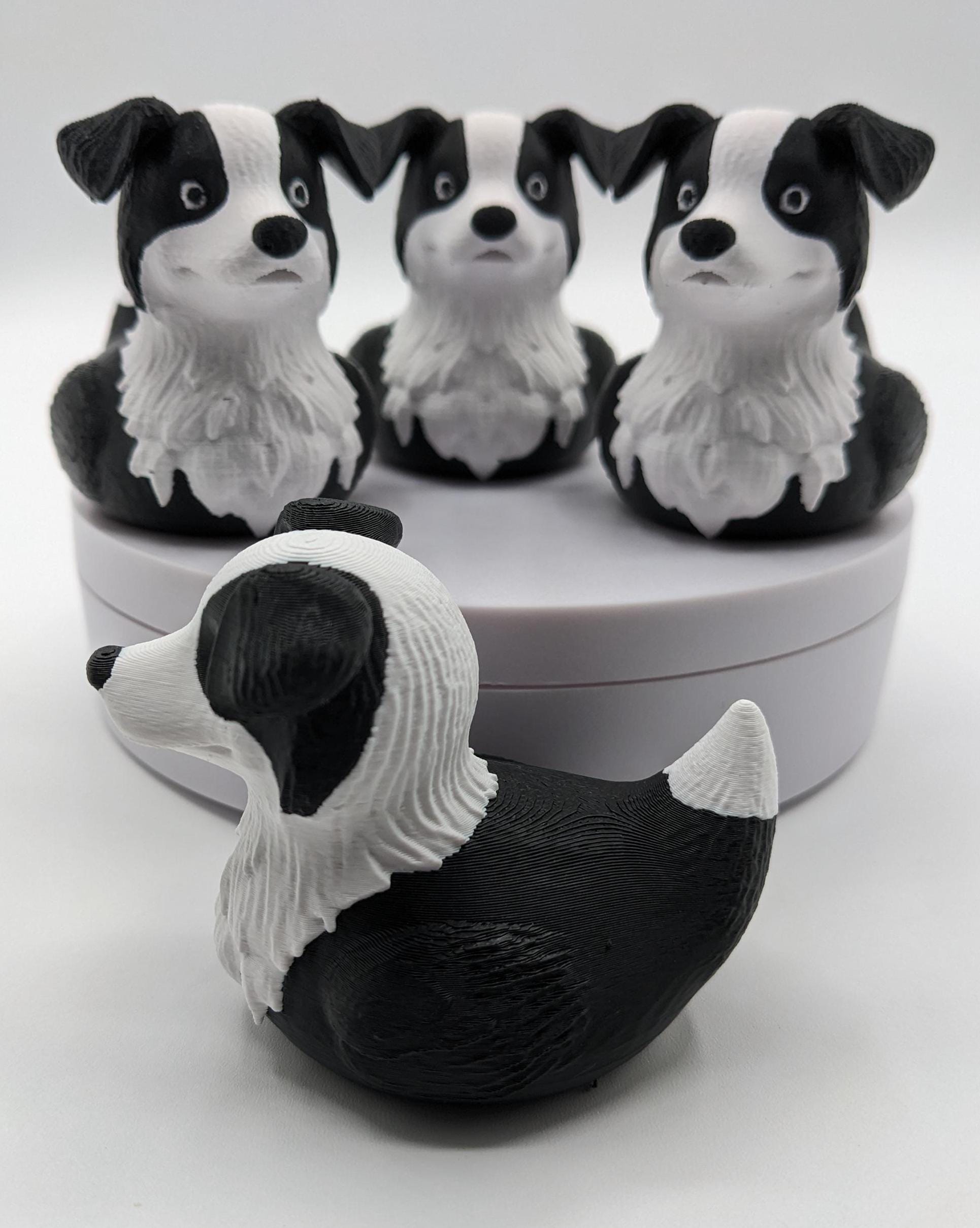 Bring some whimsy and joy into your life with The Fabulous Border Collie Duck! Whether you’re treating yourself or surprising someone special, this adorable hybrid figurine is guaranteed to bring smiles, spark conversations, and stand out in any duck collection. Compact, durable, and eco-friendly, it’s the perfect addition to your Jeep duck collection or a thoughtful gift for dog lovers.