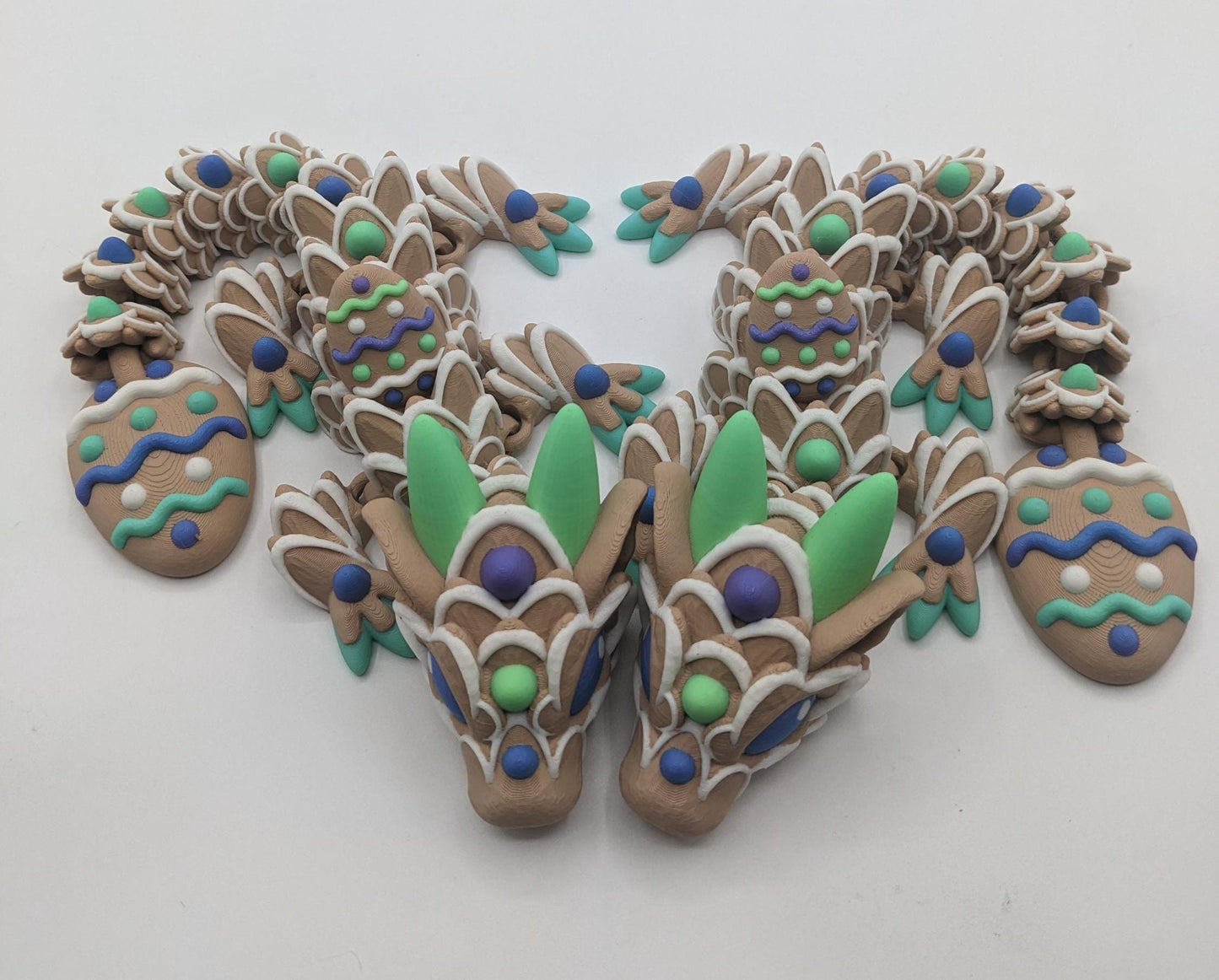 Add a touch of magic and festivity to your Easter celebration with The Beautiful Easter Egg Cookie Dragon! Whether you’re looking for a unique seasonal decor piece, a thoughtful gift, or a whimsical addition to your fantasy collection, this dragon is sure to make a statement. Compact, durable, and eco-friendly, it’s the perfect way to celebrate spring in style.