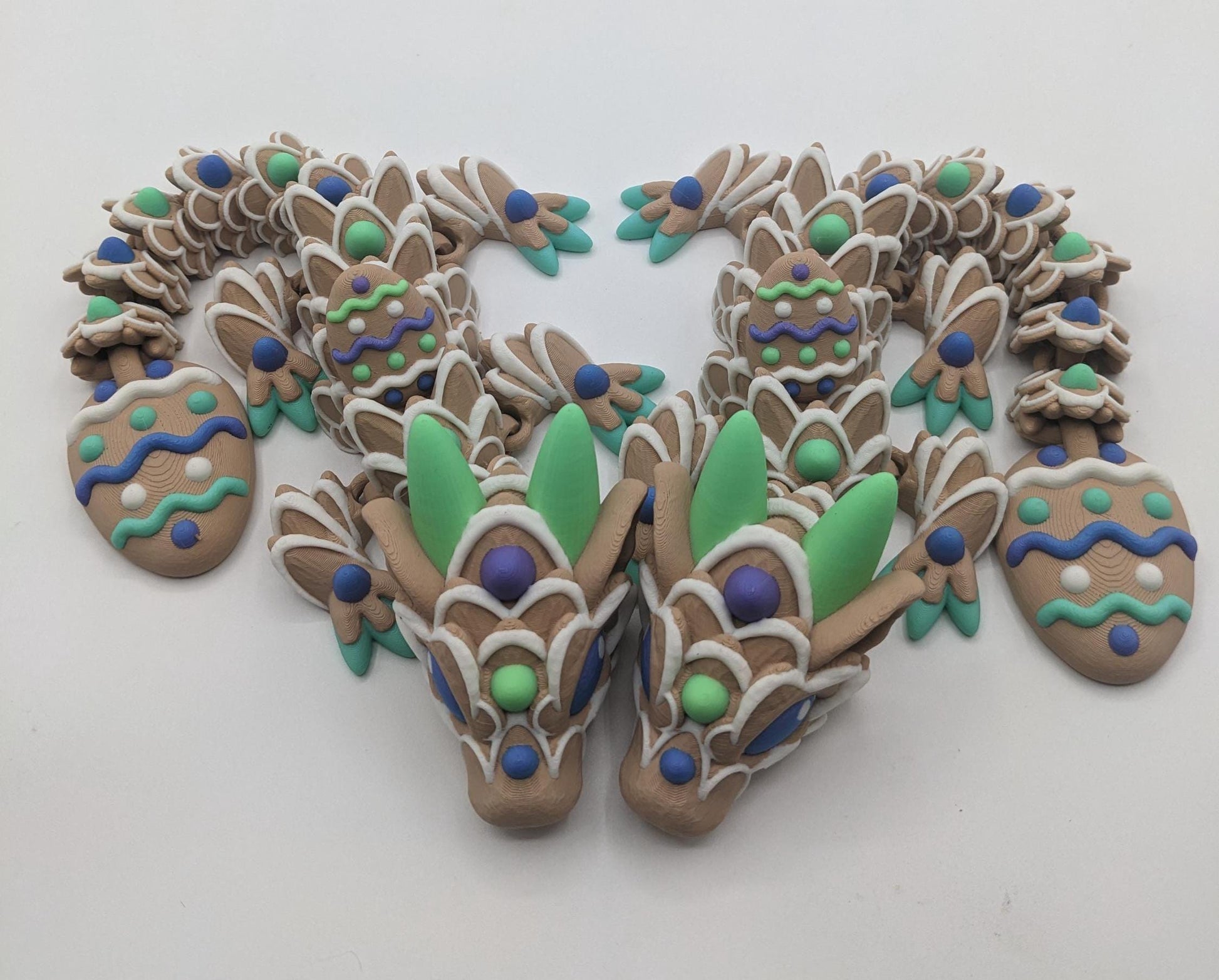 Add a touch of magic and festivity to your Easter celebration with The Beautiful Easter Egg Cookie Dragon! Whether you’re looking for a unique seasonal decor piece, a thoughtful gift, or a whimsical addition to your fantasy collection, this dragon is sure to make a statement. Compact, durable, and eco-friendly, it’s the perfect way to celebrate spring in style.