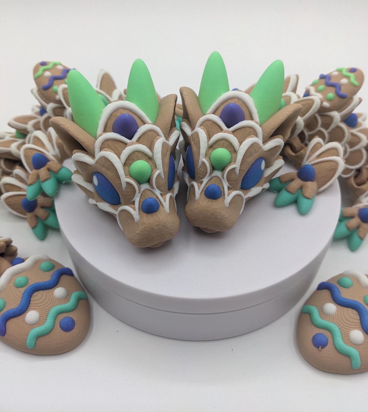 Add a touch of magic and festivity to your Easter celebration with The Beautiful Easter Egg Cookie Dragon! Whether you’re looking for a unique seasonal decor piece, a thoughtful gift, or a whimsical addition to your fantasy collection, this dragon is sure to make a statement. Compact, durable, and eco-friendly, it’s the perfect way to celebrate spring in style.