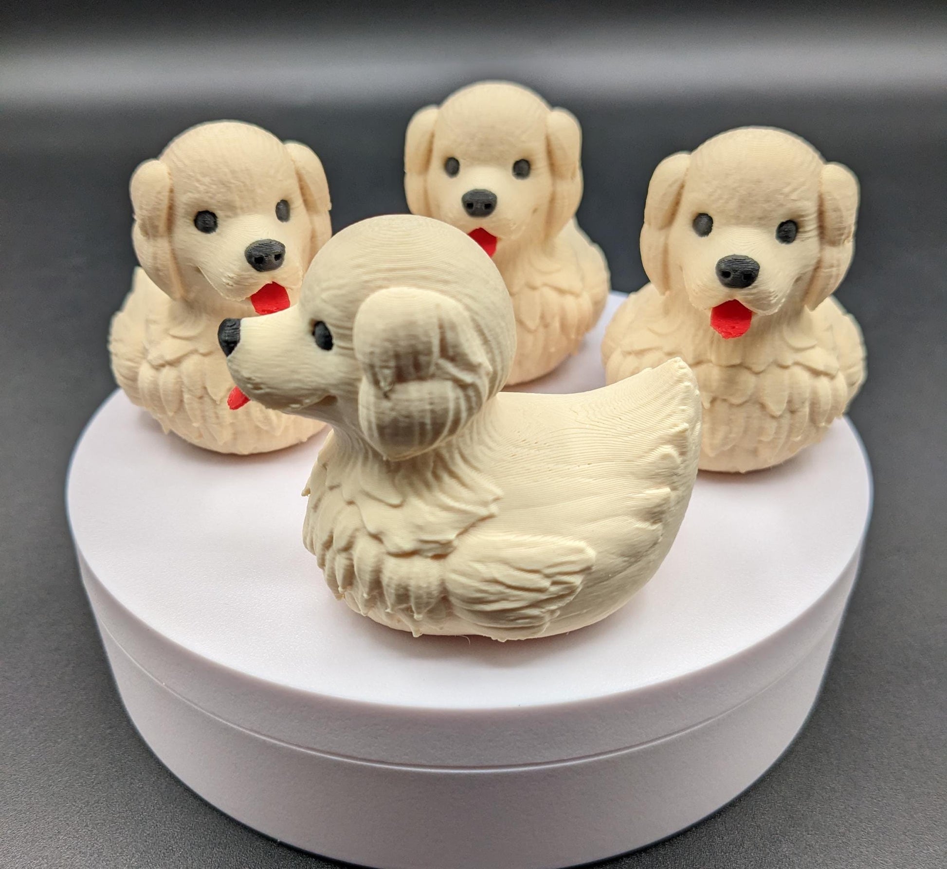 Combine the charm of a Labrador Retriever with the whimsy of a rubber duck, and you get this adorable Labrador Retriever Dog Duck! Perfect for dog lovers, duck collectors, Jeep duck collectors, or anyone who appreciates fun and unique decor, this 3D-printed hybrid is sure to bring smiles. Whether youâre looking for a playful gift, a cute collectible, or a quirky addition to your shelf, this Labrador Duck is a must-have!