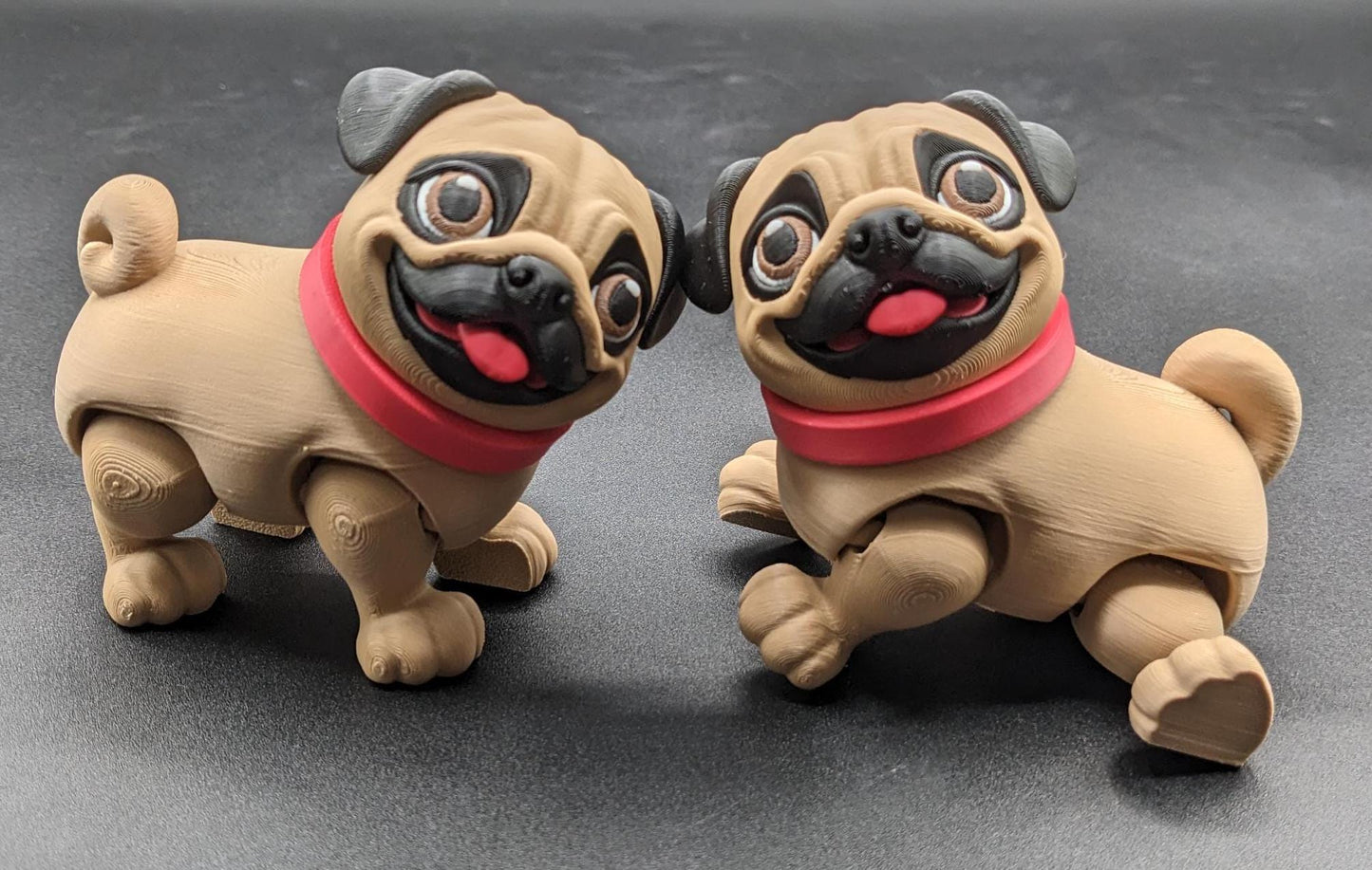 Introducing the Precious Articulated Pug Puppy, the cutest 3D-printed fidget toy that’s perfect for dog lovers, collectors, or anyone who adores playful and unique creations! This fully poseable pug puppy features an articulated body, allowing its little legs to move and wiggle, making it not only a fun fidget toy but also an adorable companion for your desk, shelf, or any space that needs a touch of charm.