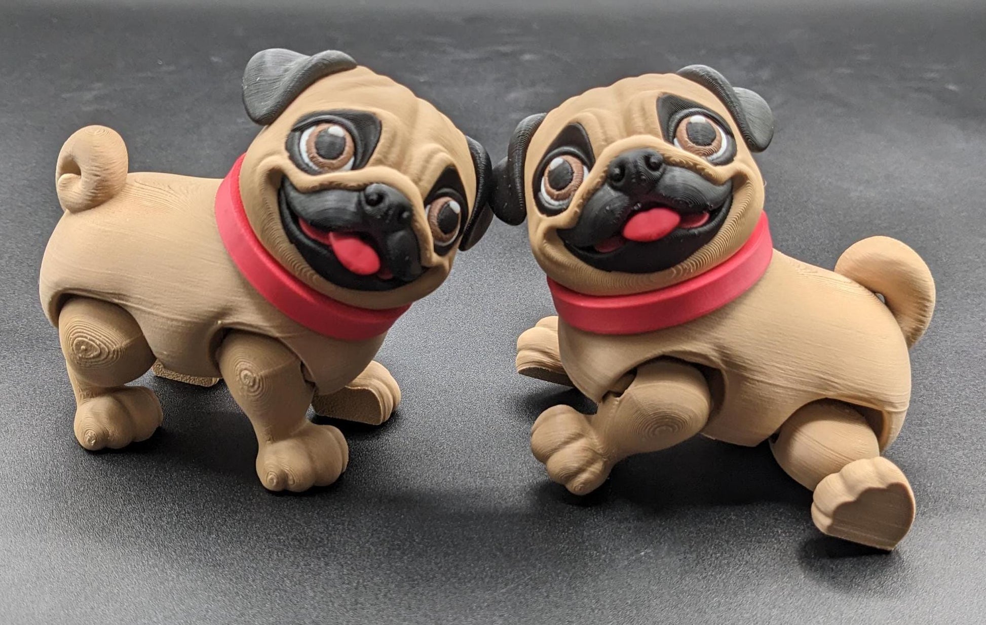 Introducing the Precious Articulated Pug Puppy, the cutest 3D-printed fidget toy that’s perfect for dog lovers, collectors, or anyone who adores playful and unique creations! This fully poseable pug puppy features an articulated body, allowing its little legs to move and wiggle, making it not only a fun fidget toy but also an adorable companion for your desk, shelf, or any space that needs a touch of charm.