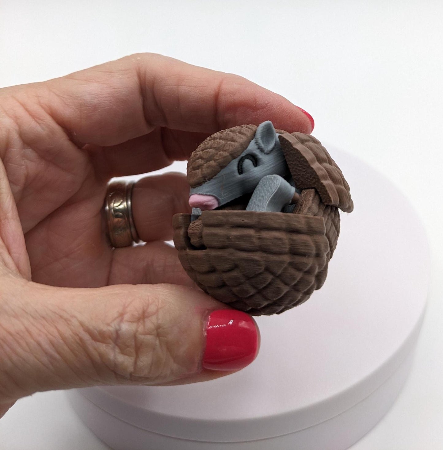 Friendly Articulated Armadillo Fidget Toy