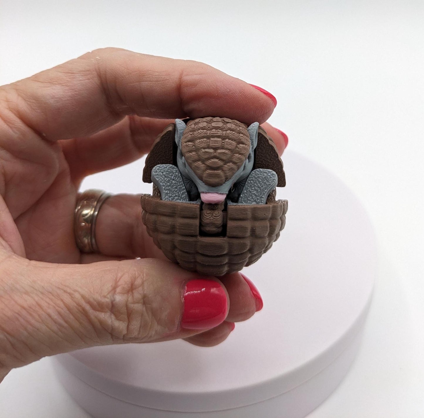 Friendly Articulated Armadillo Fidget Toy