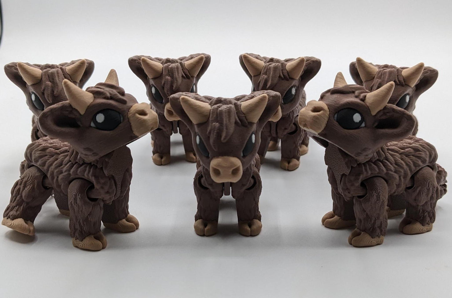 Articulated Baby Highland Cow Fidget Toy