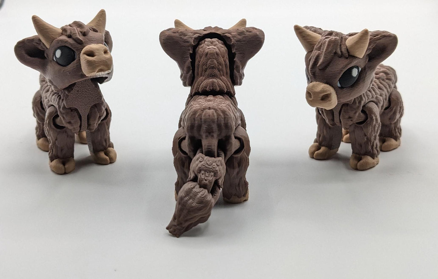 Articulated Baby Highland Cow Fidget Toy