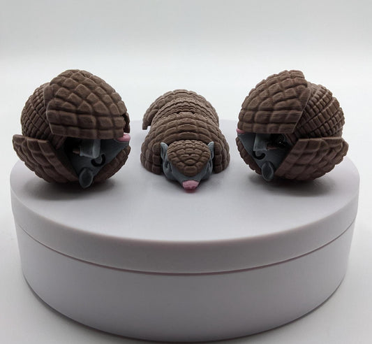 Friendly Articulated Armadillo Fidget Toy