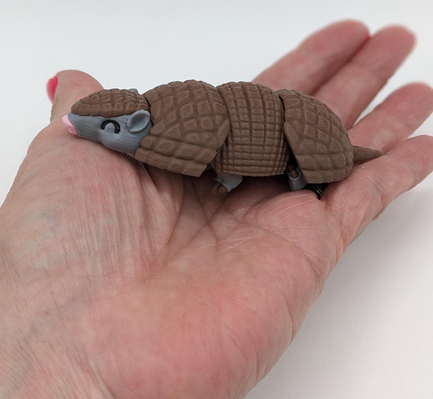 Friendly Articulated Armadillo Fidget Toy