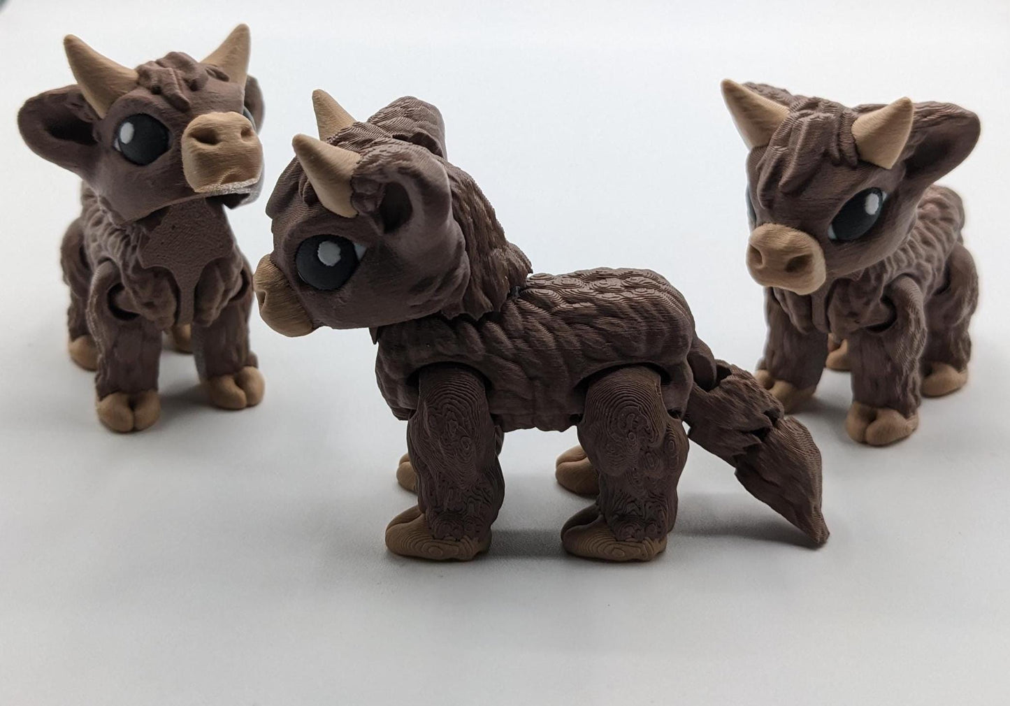 Articulated Baby Highland Cow Fidget Toy